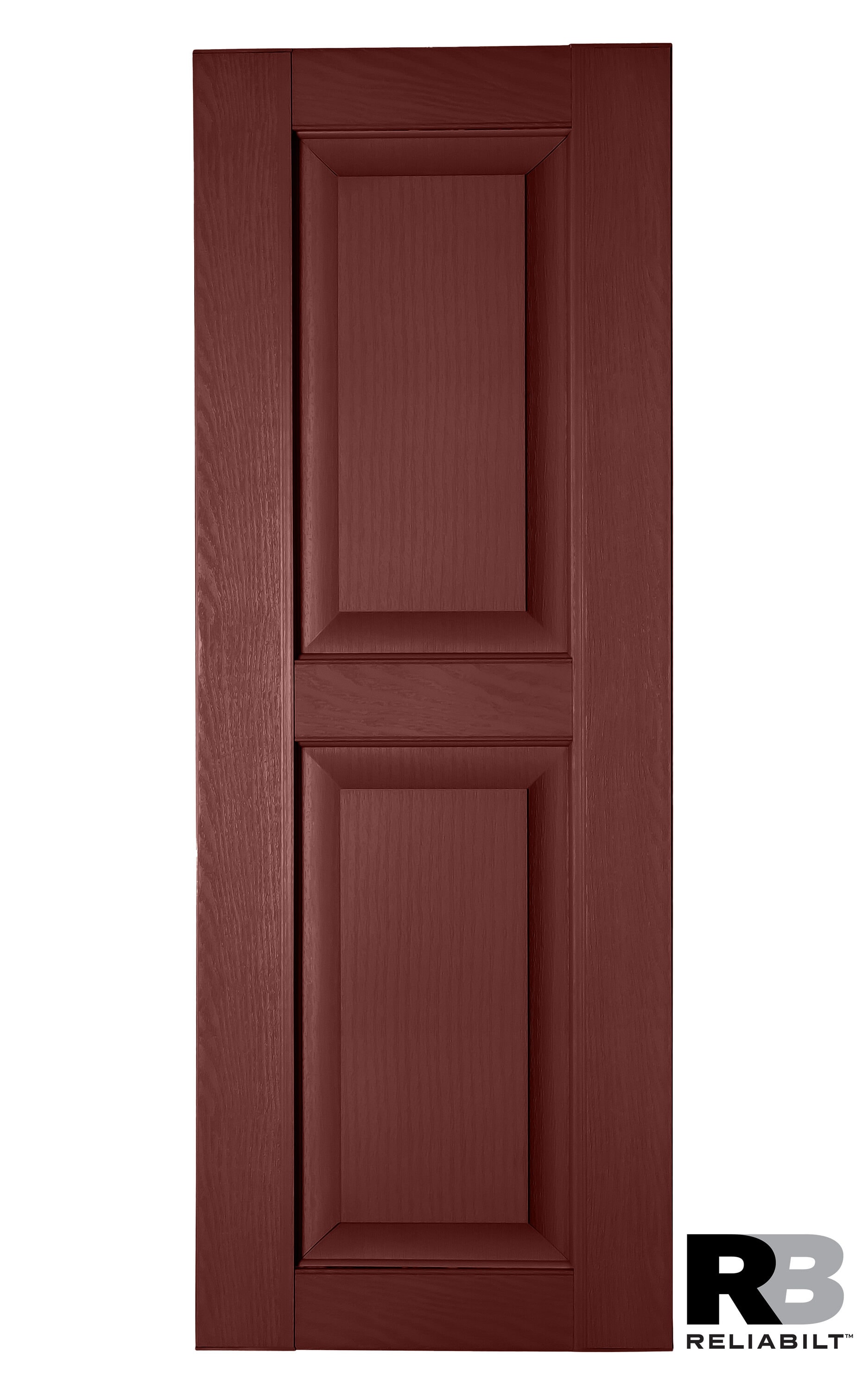 RELIABILT RP1881613 17.75-in W x 81-in H Cranberry Raised panel Polypropylene Exterior Shutters ( 2 -Pack )
