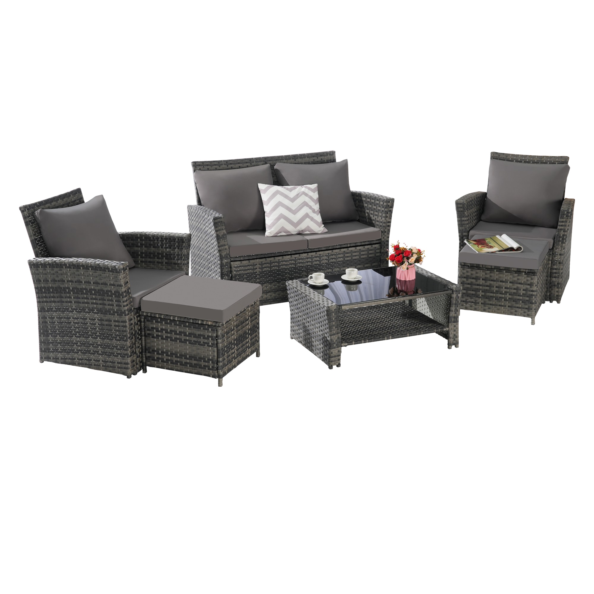 Gaierptone CRXZAF89GFY Patio-Conversation-Sets - View #8