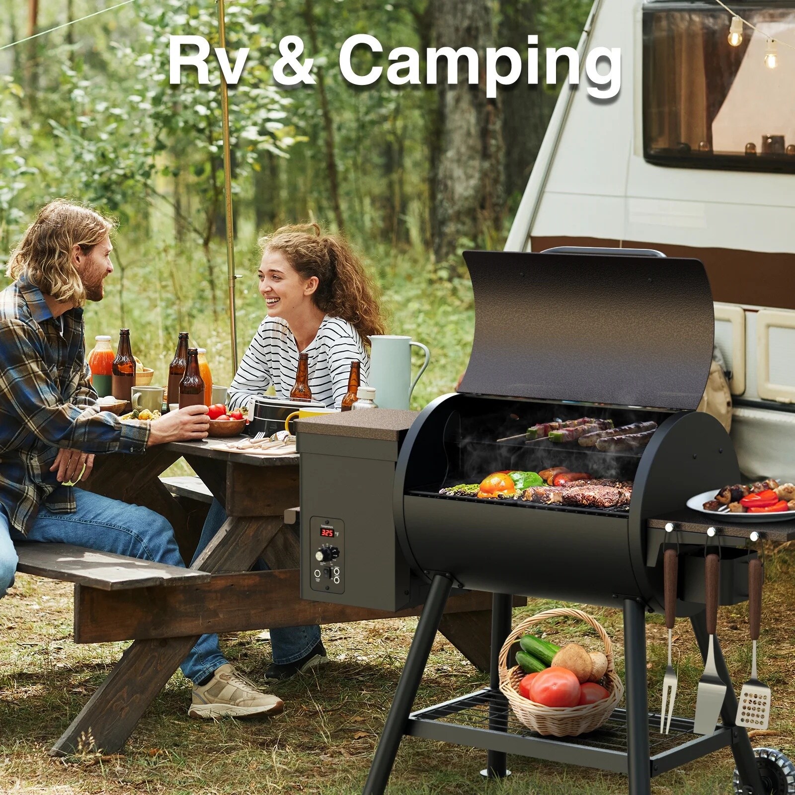 KingChii PELLET-GRILL-03-BR Pellet-Grills - View #6