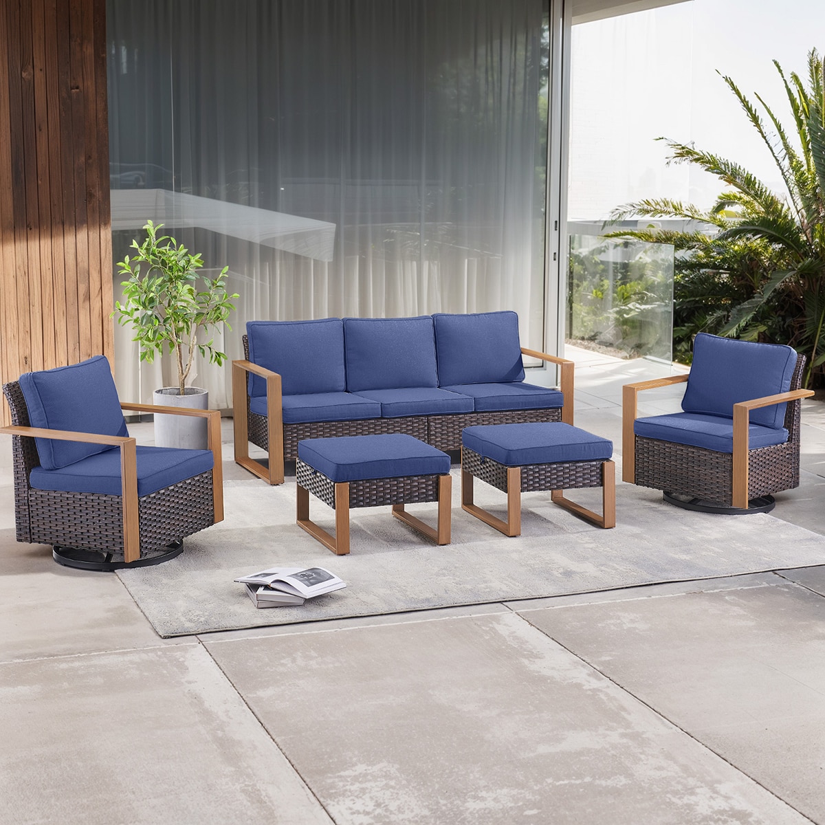 Rilyson FS126130136-1 Patio-Conversation-Sets - View #3