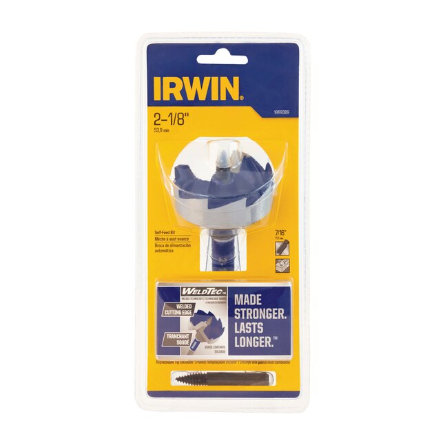 IRWIN WeldTec 2-1/8-in Woodboring Drill Bit IRWIN WeldTec 2-1/8-in Woodboring Drill Bit