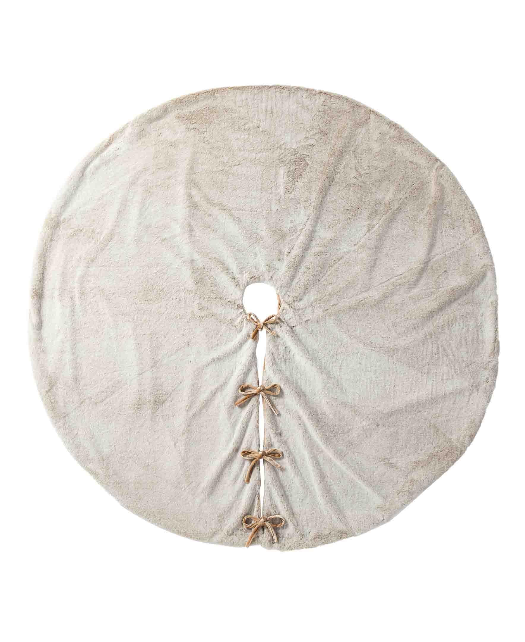 Glitzhome 2020100013 60-Inches Brown Tree skirt