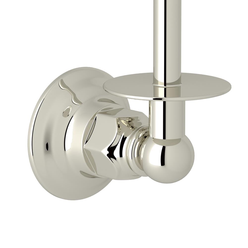 Rohl Country Bath Polished Nickel Wall Mount Single Post Toilet Paper   08879978 