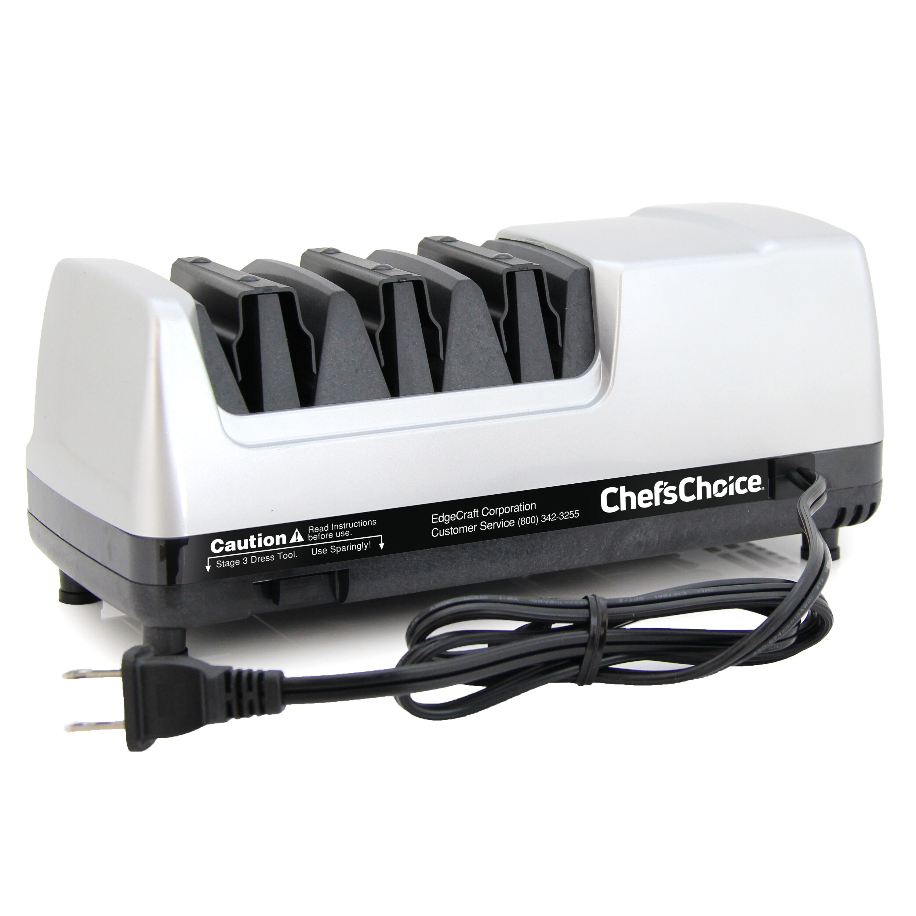 To quickly and effectively sharpen your 15 degree class knives, turn to our  E315 professional 2 stage electric knife sharpener. This sharpener utilizes  our patented 100% diamond abrasives, the hardest natural substance