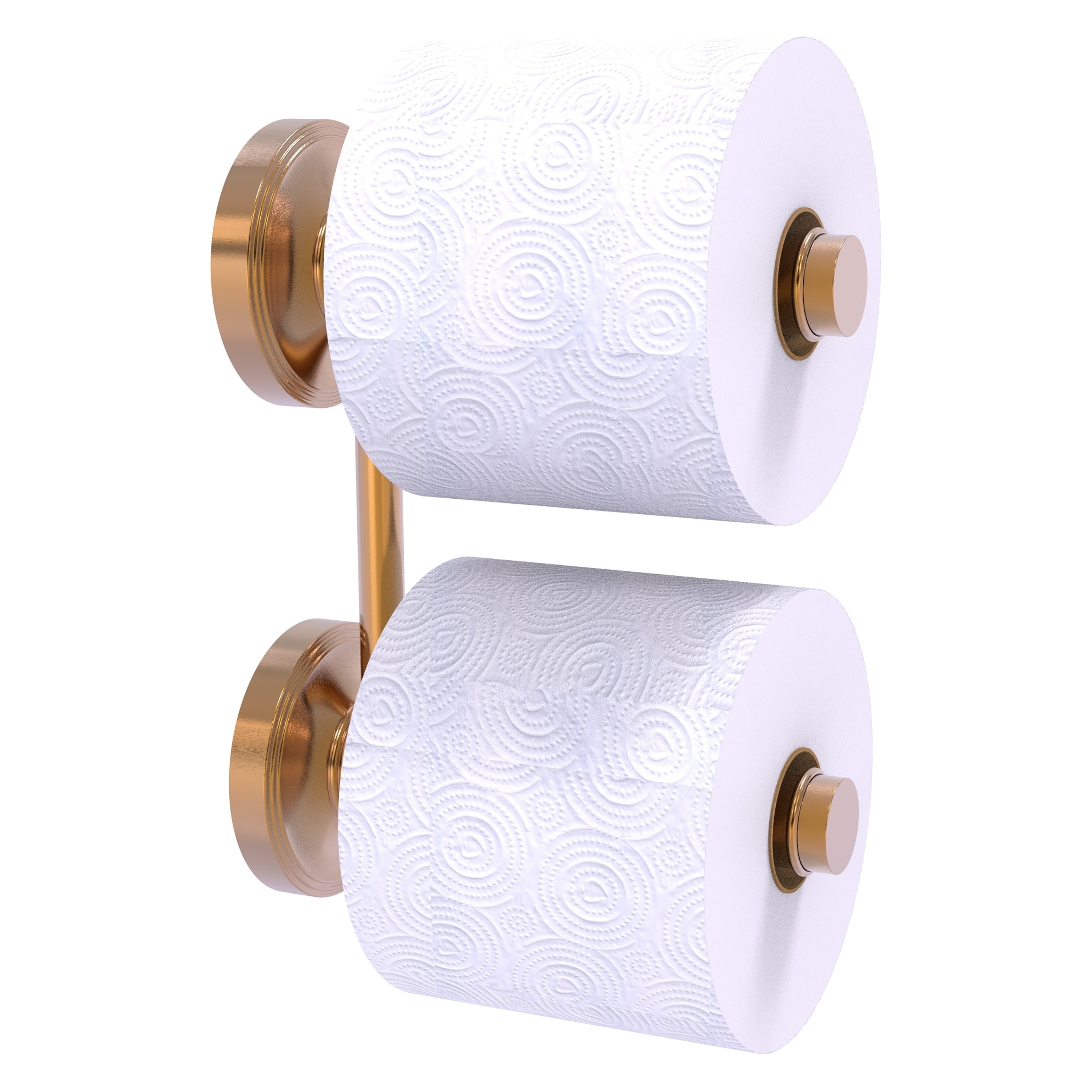 Allied Brass PR-24-RR-2-BBR Prestige Regal Brushed Bronze Wall mount Double post Toilet Paper Holder 2 -Rolls