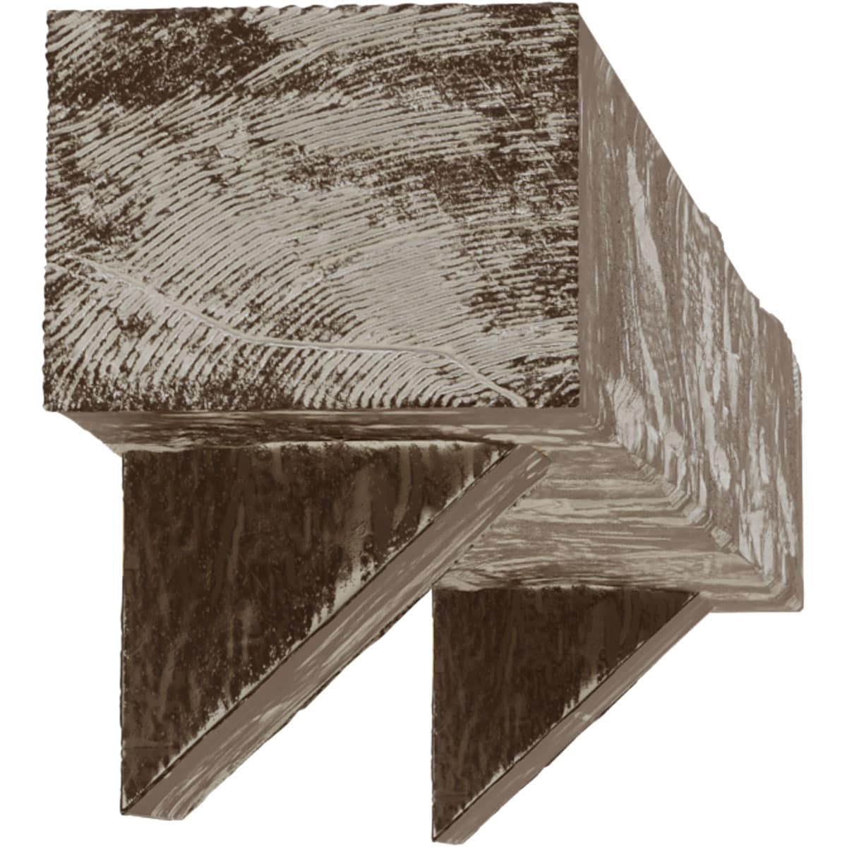 Ekena Millwork MANUHH06X08X60BKVM Mantel-Shelves - View #4