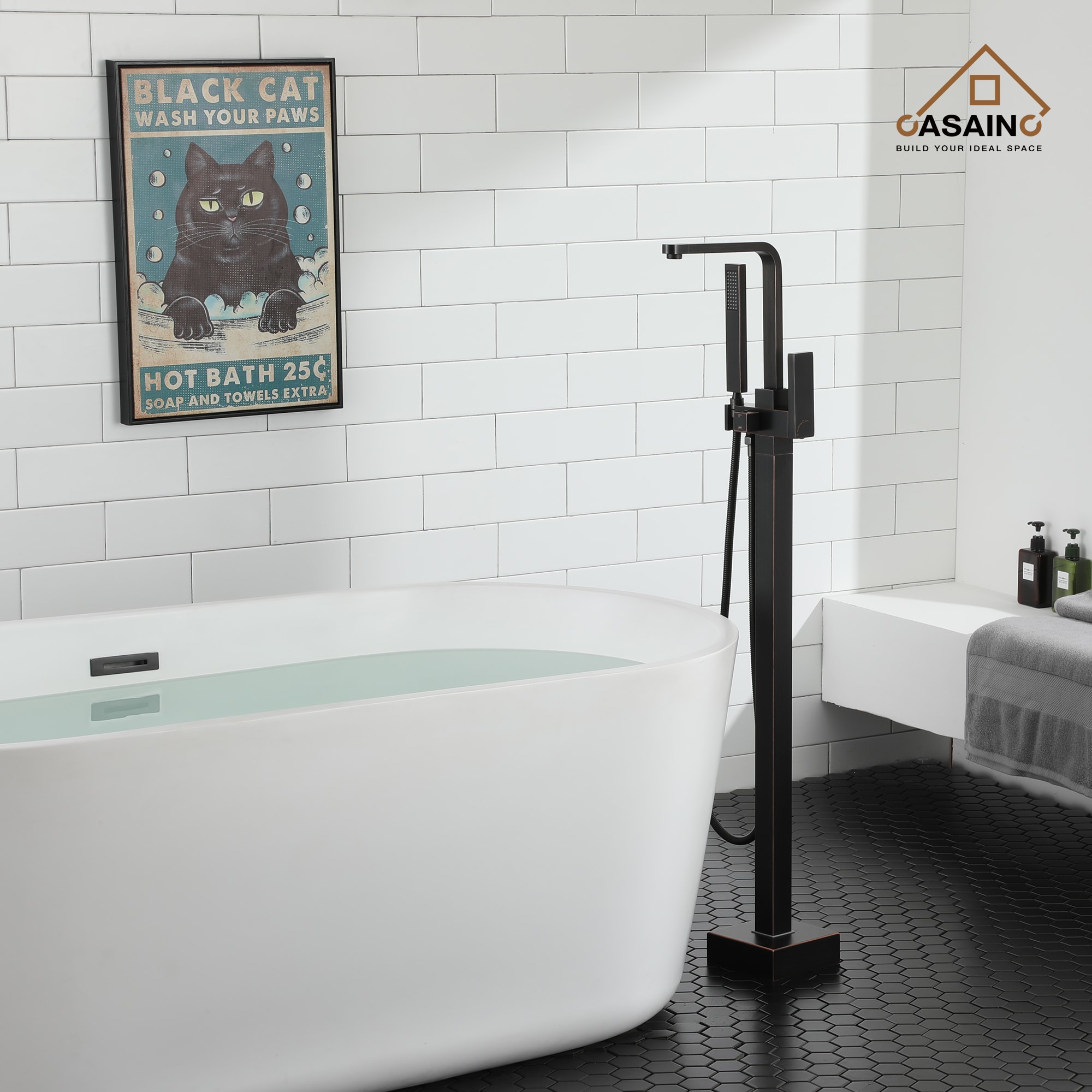 CASAINC TC11-ORB Roman-Tub-Faucets - View #5