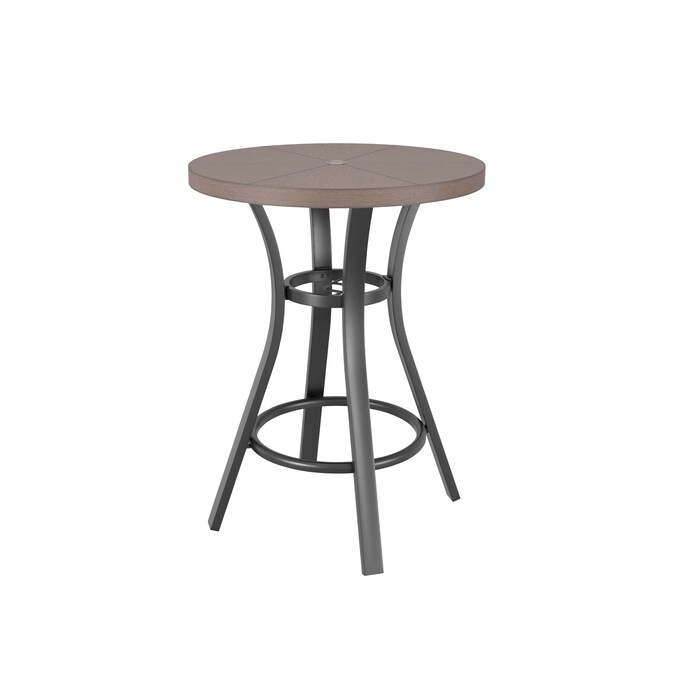 Style Selections Glenwood Octagon, Outdoor Pub Tables With Umbrella