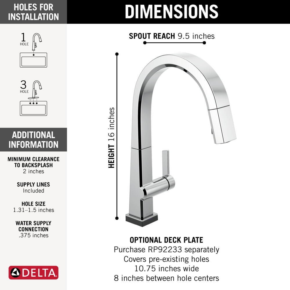 Delta 9193T-DST Kitchen-Faucets - View #4