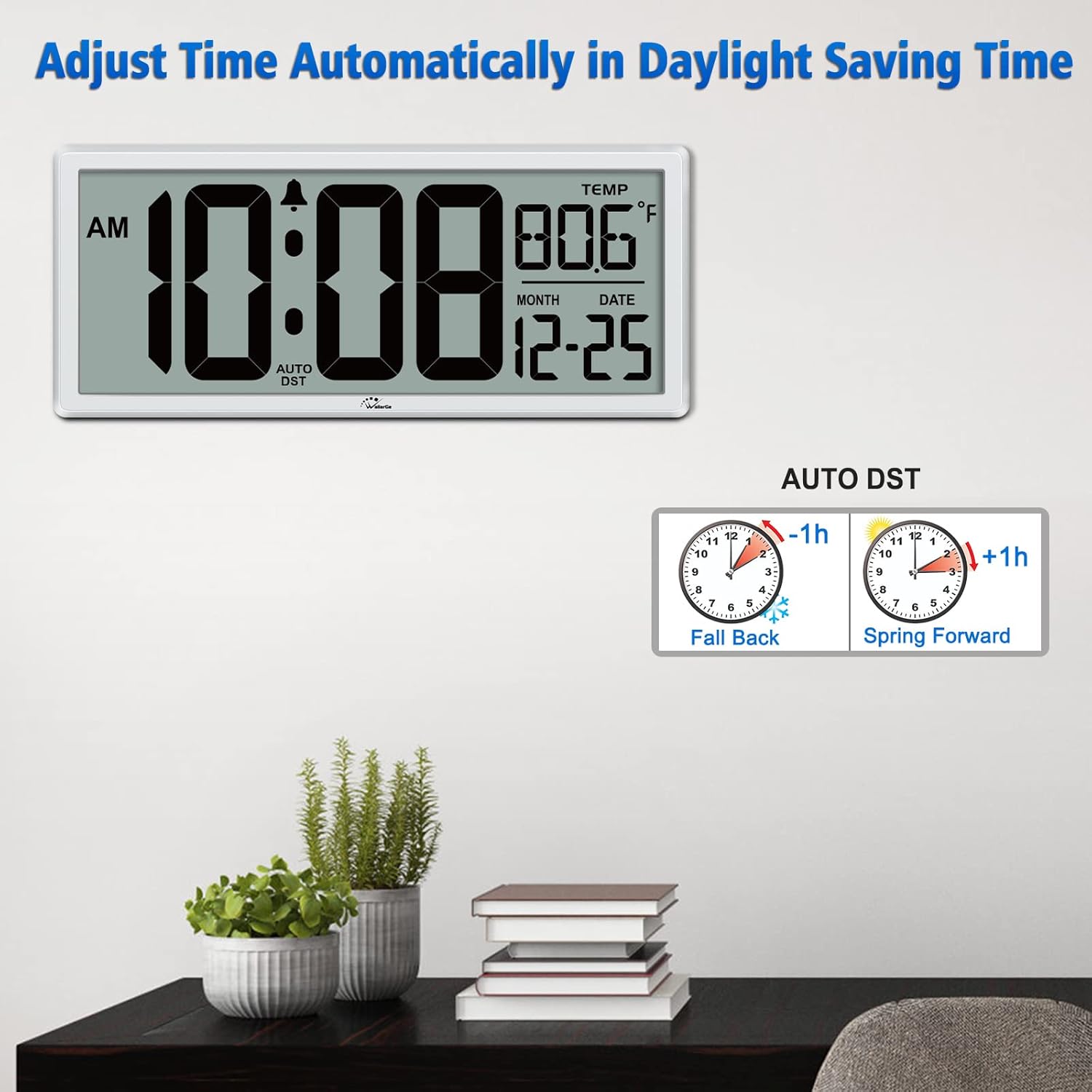 WallarGe WEY1-B09WR2YZFF Indoor-Outdoor-Clocks - View #3
