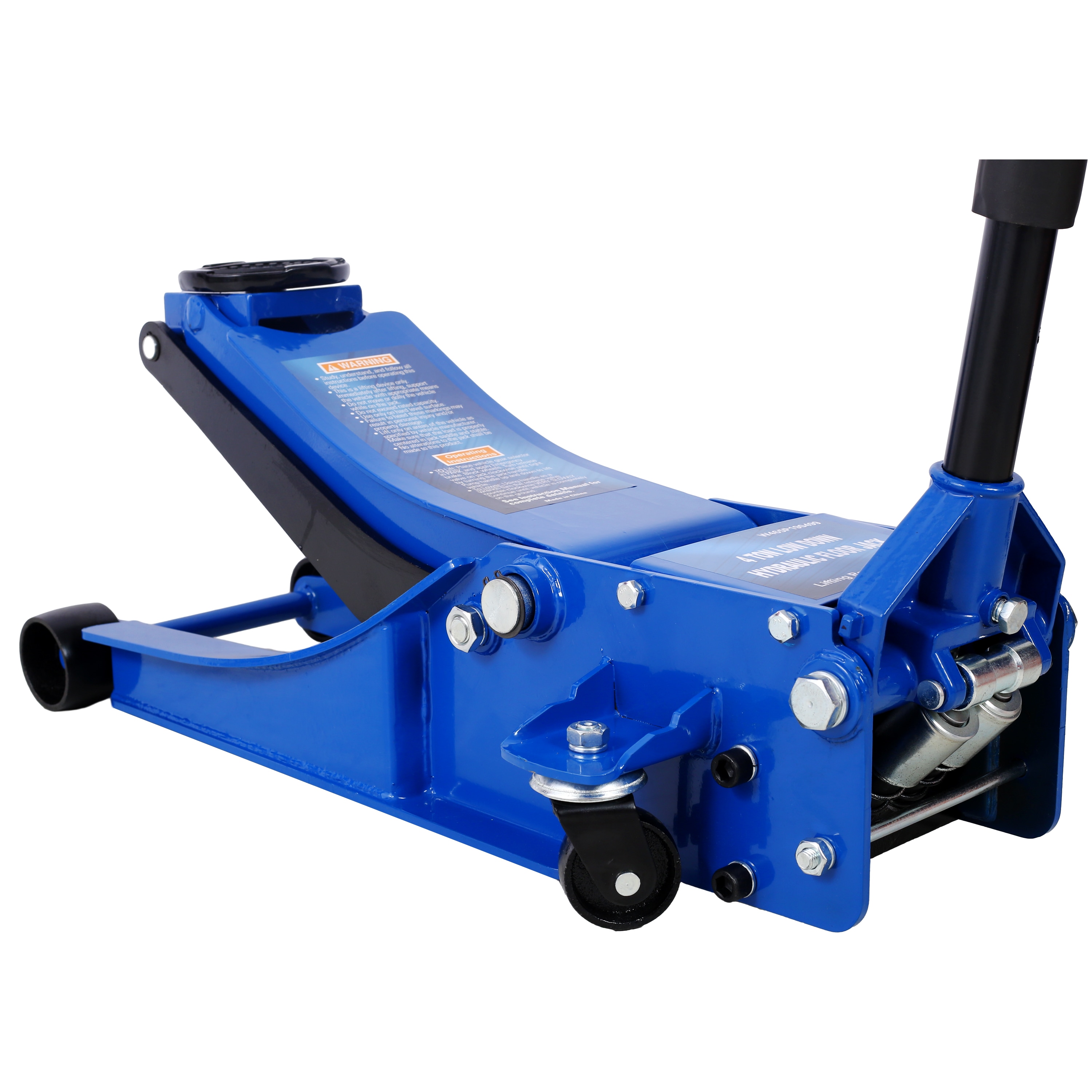 Siavonce XH190499 Blue 4-Ton Steel Hydraulic Trolley jack