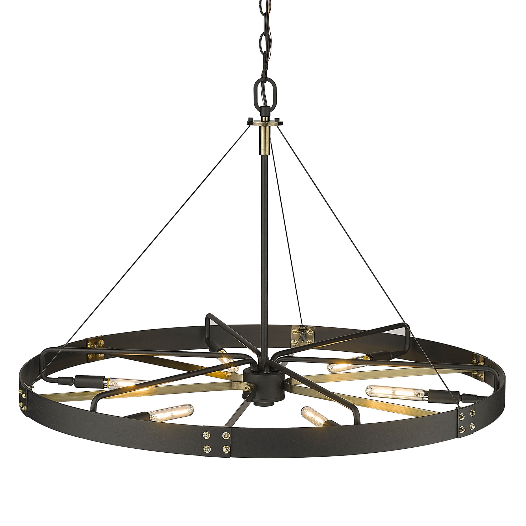 Golden Lighting 3866-L NB-AB Pendant-Lights - View #4