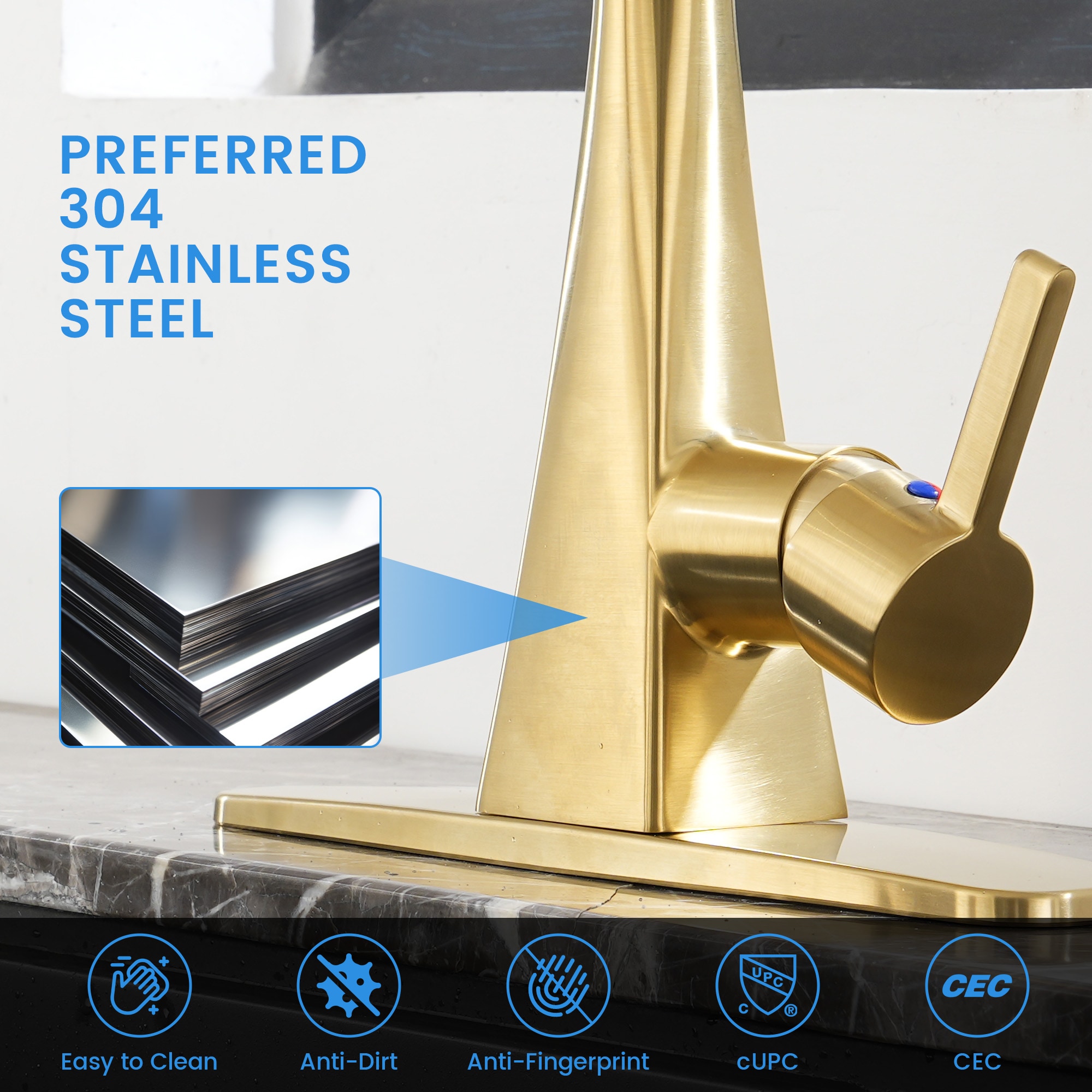 Mondawe OR-30924-CLO Kitchen-Faucets - View #5