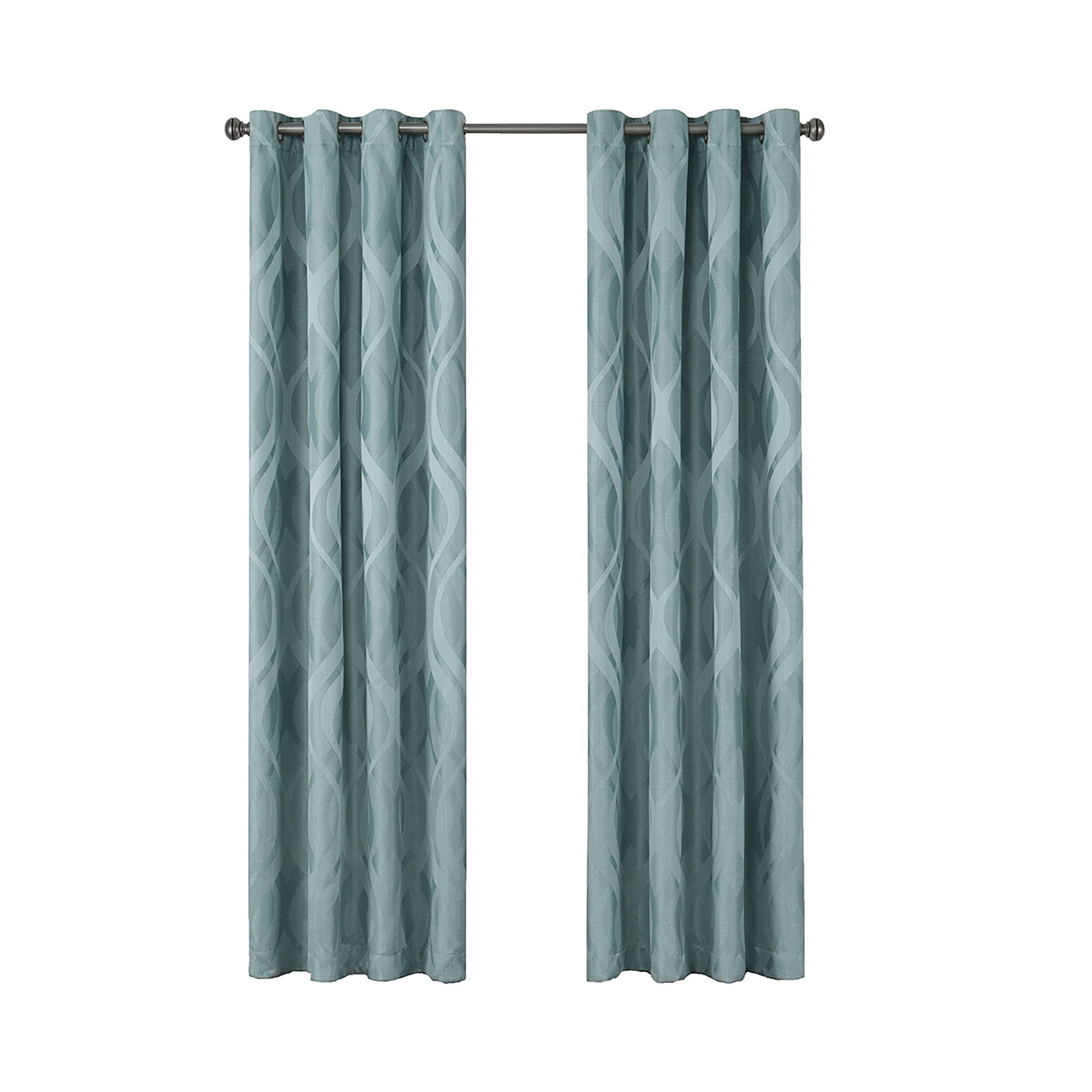 Eclipse 15522052084SPA 84-Inches Spa Blackout Standard lined Rod pocket Single curtain panel