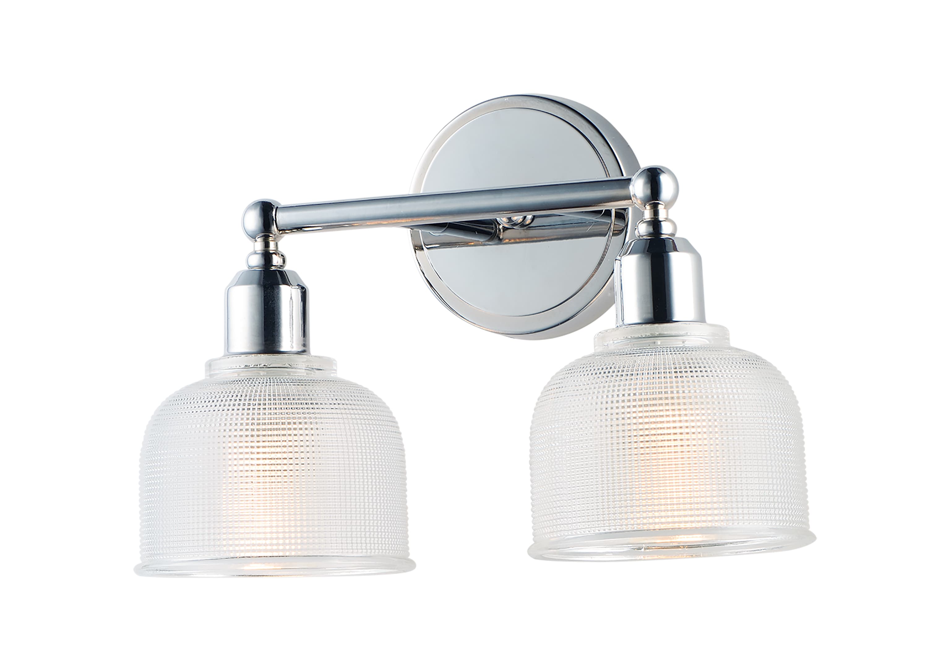 Maxim Lighting 11322CLPC Hollow 14-in 2 -Light Polished Chrome Industrial Vanity light