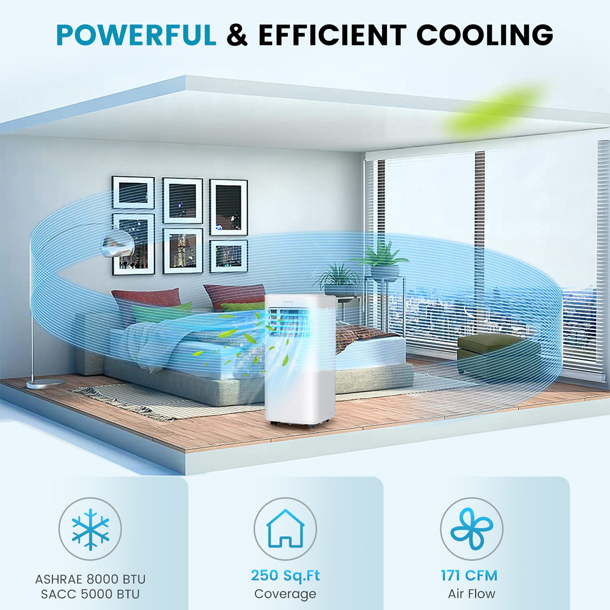 Costway LWS00213 Portable-Air-Conditioners - View #3
