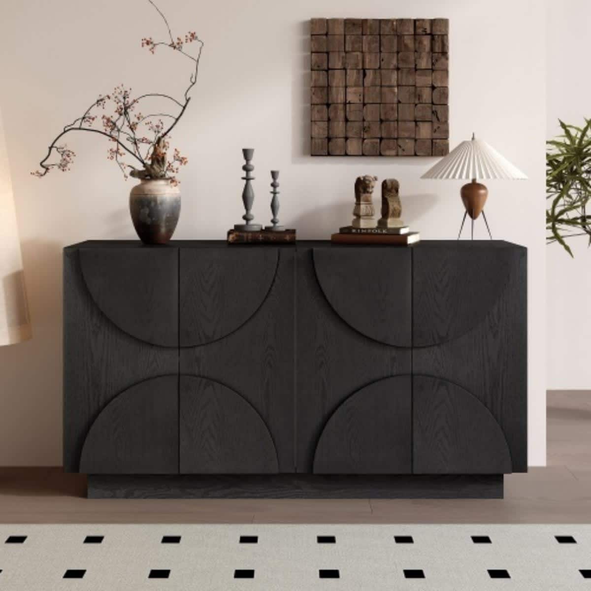 Maison Boucle MIRO-CABINET-BLACK chests - View #4