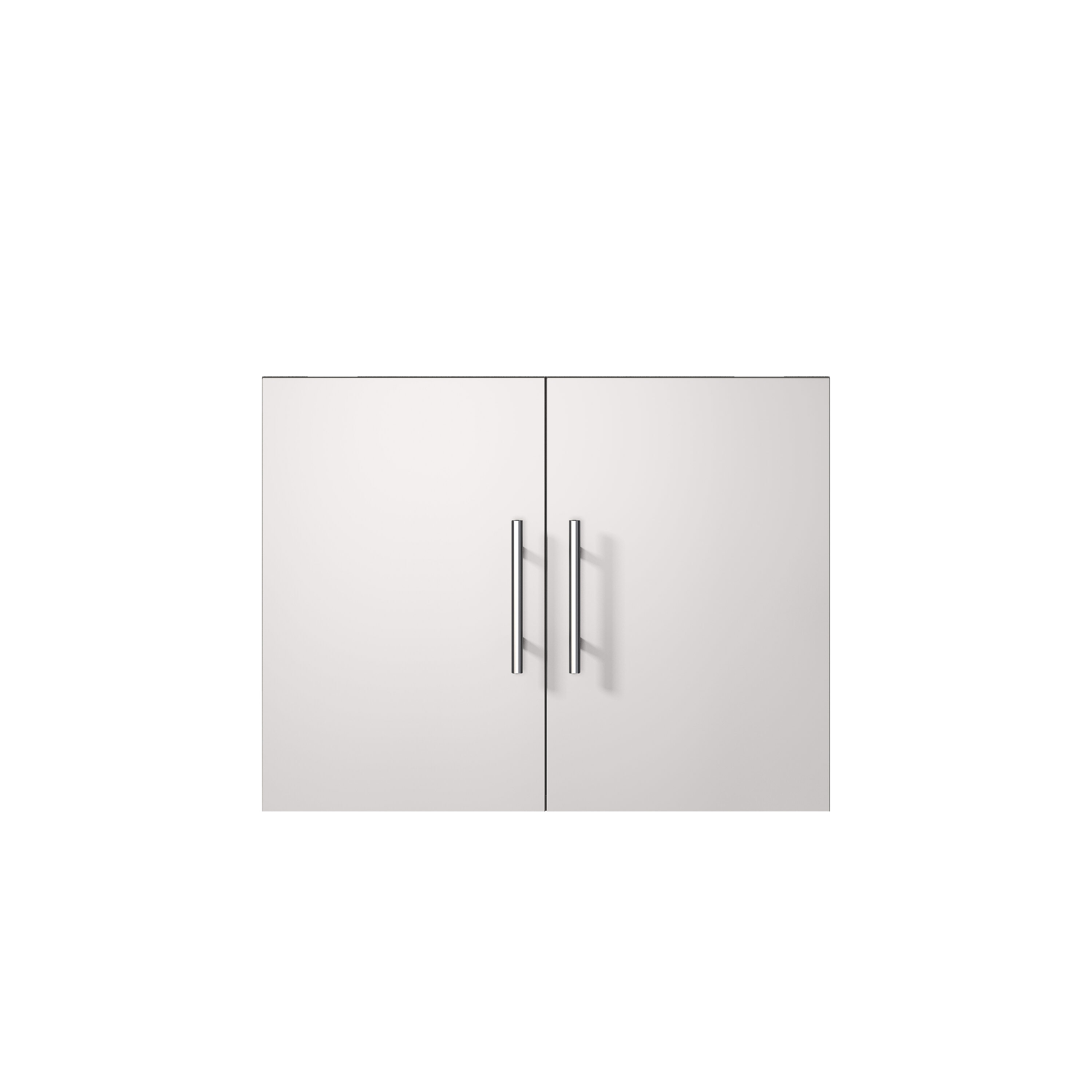 Lexora LVG24SM000 Geneva 24-in Glossy White Floating Bathroom Vanity Base Cabinet without Top