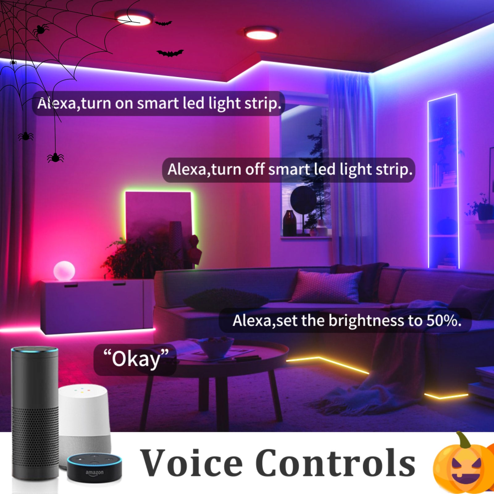 Avatar Controls 90-Light Color Changing LED Strip Light