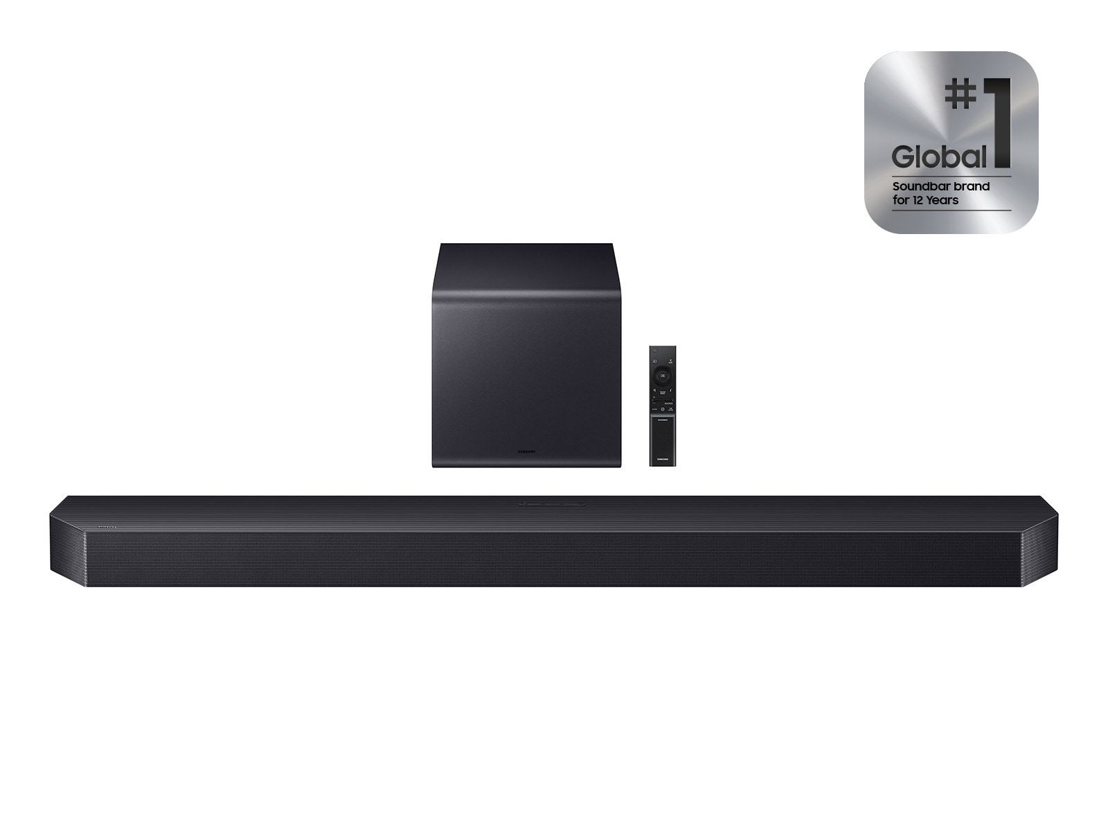 Samsung Q900H 48.5-in 7.1 -Channel Wi-Fi Compatibility Bluetooth Compatibility Titan Black Sound Bar