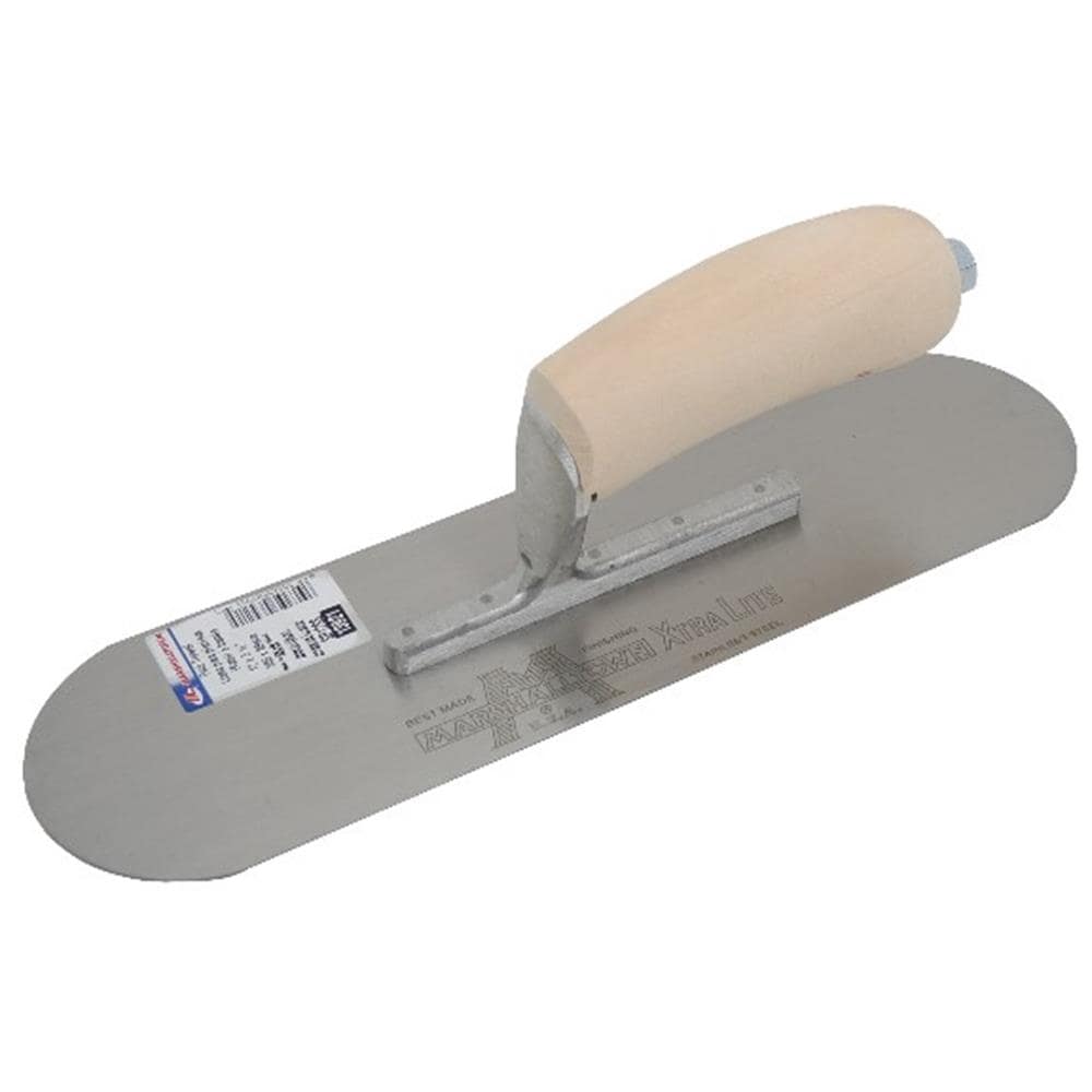Marshalltown SP12SS 12-Inches x 3.5-Inches Stainless steel Pool Concrete Trowel