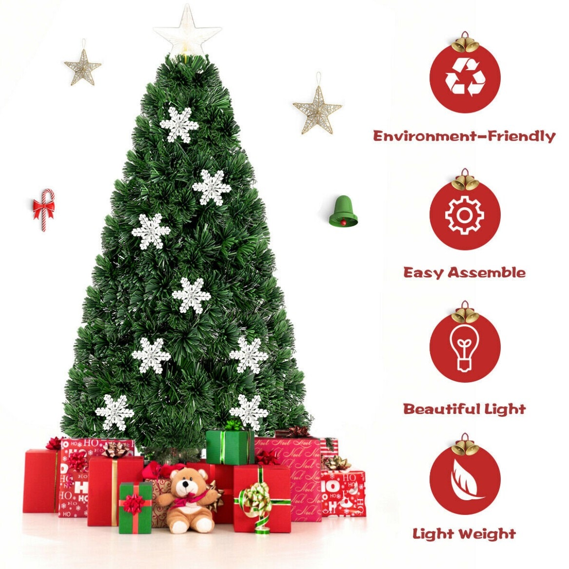 LIVIZA HYS22746US Artificial-Christmas-Trees - View #3