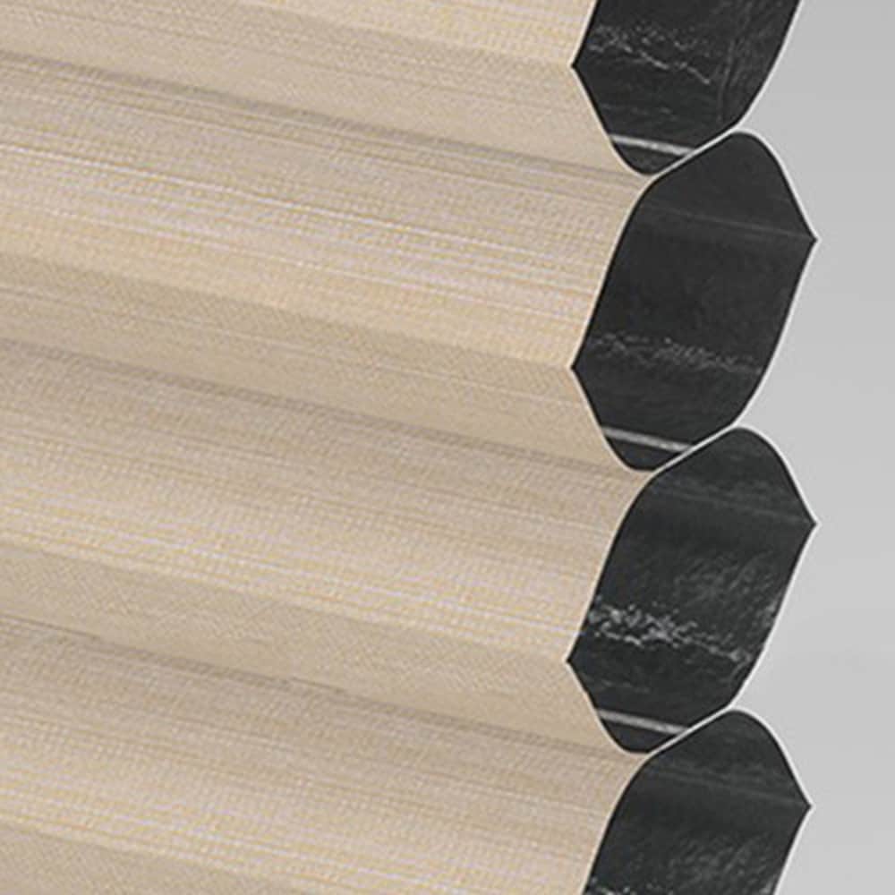 allen + roth 504624 Apollo Golden River Room darkening Polyester Single Cellular shade swatch
