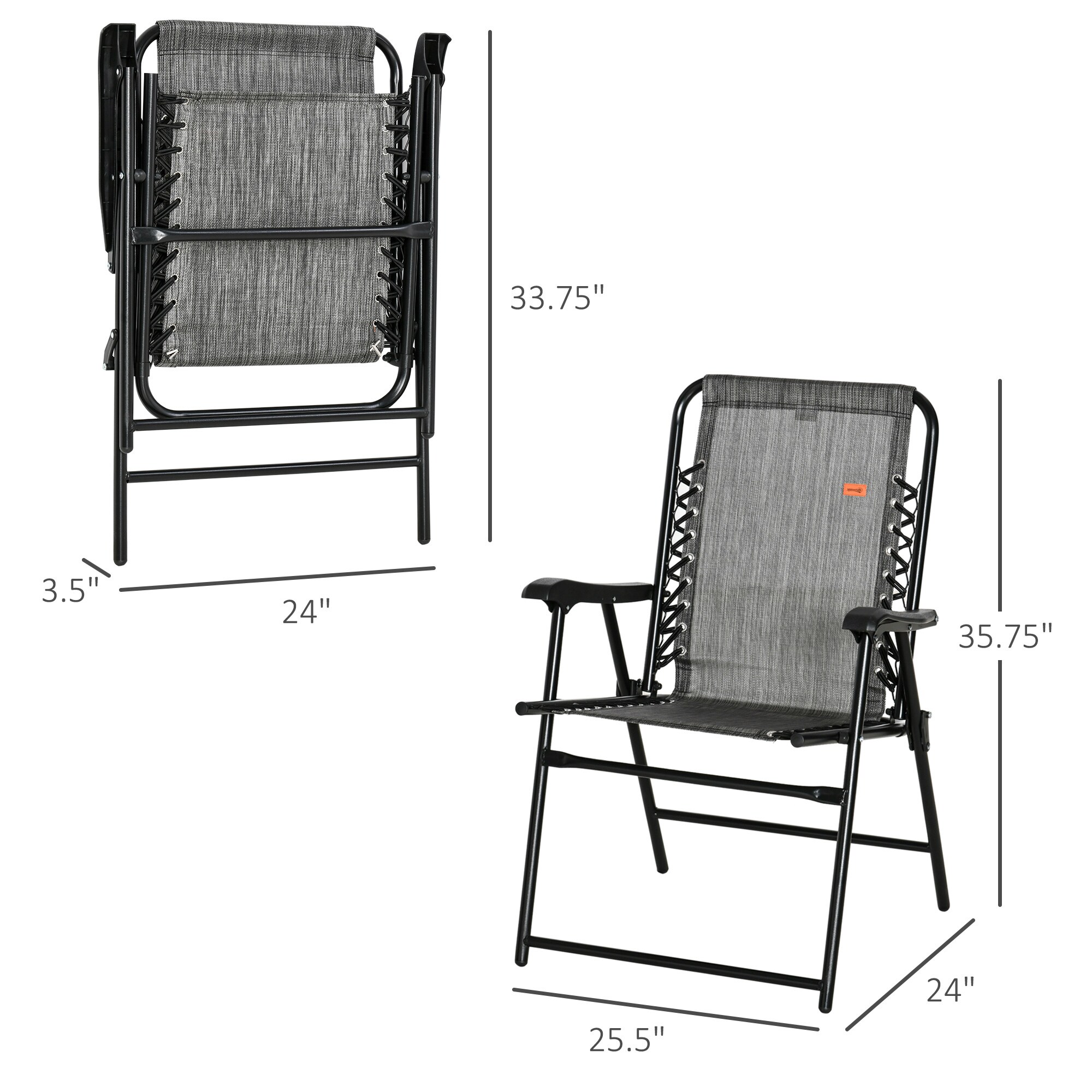 BABOOM BOM-P174087-OR Beach-Camping-Chairs - View #3