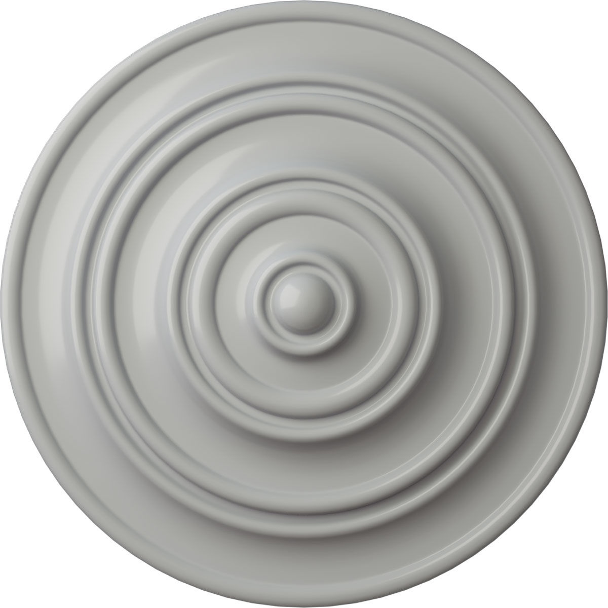 Ekena Millwork CM13CLFRF Classic 13.25-in W x 13.25-in L Painted Frost Polyurethane Whole Ceiling Medallion
