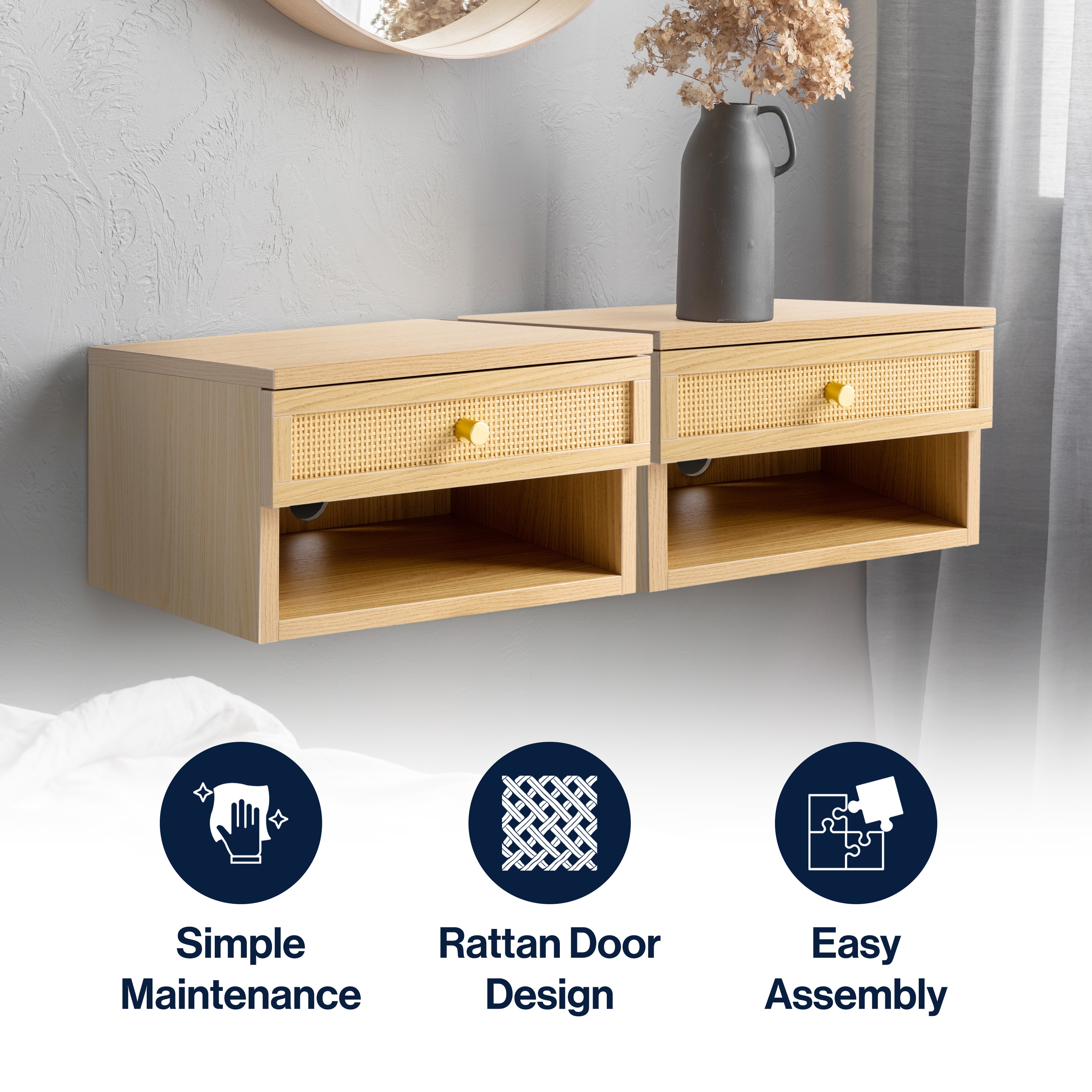 JONATHAN  Y NST2000B nightstands - View #3