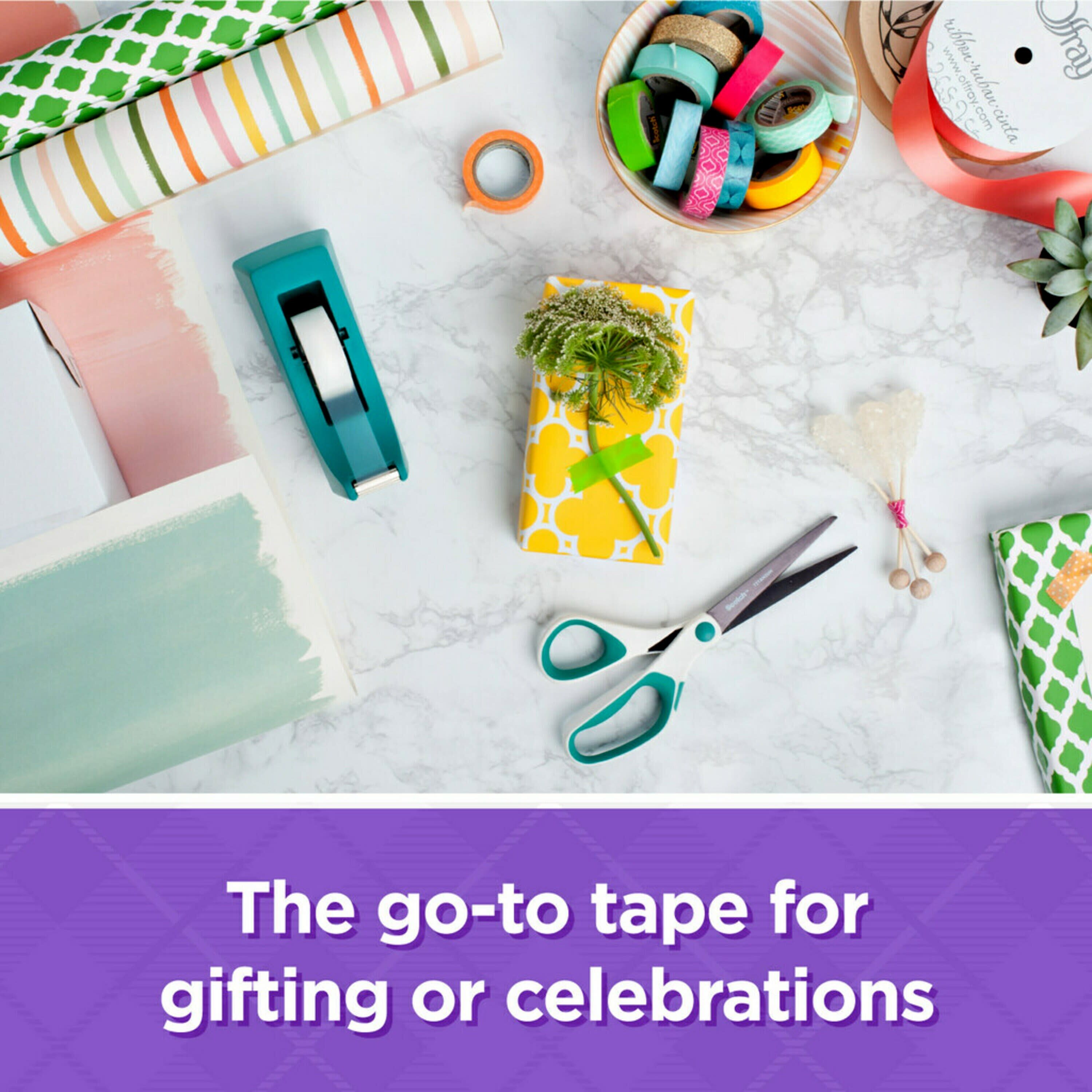Lowest Price: Scotch Gift Wrapping Pack, Includes Gift-Wrap Tape,  Multi-Purpose Scissors, Expressions Washi Tape