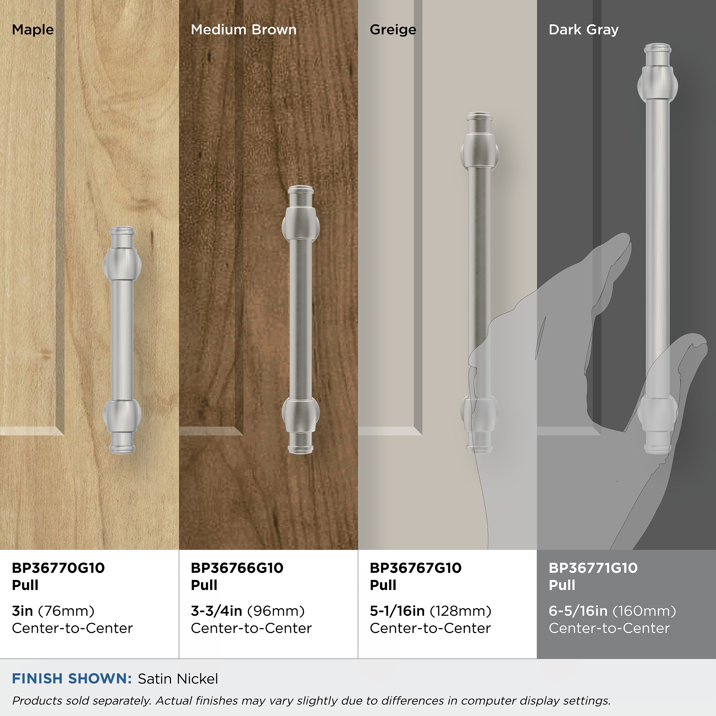 Amerock BP36771G10 Cabinet-Pulls - View #3