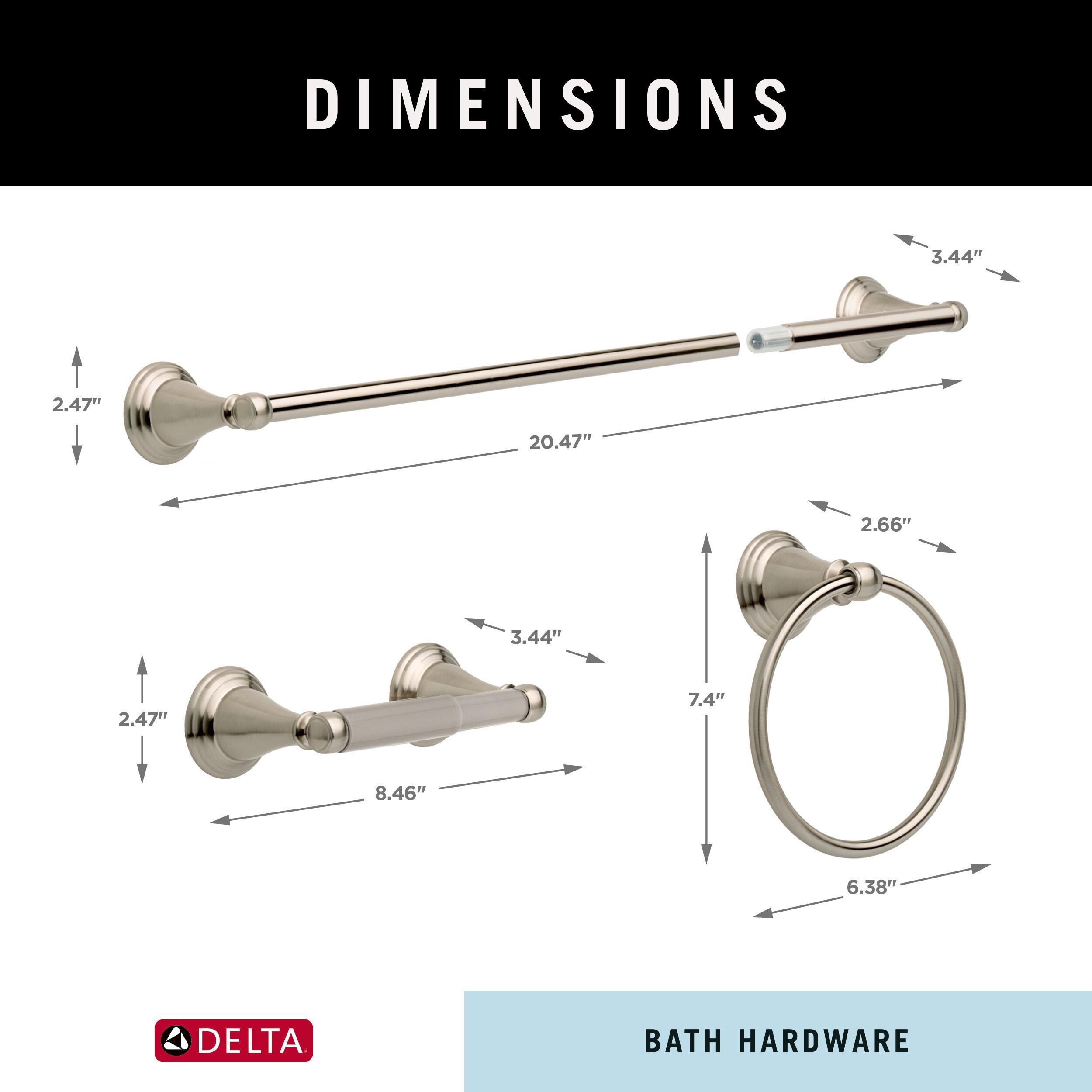 Delta WIN63-BN Decorative-Bath-Hardware-Kits - View #8