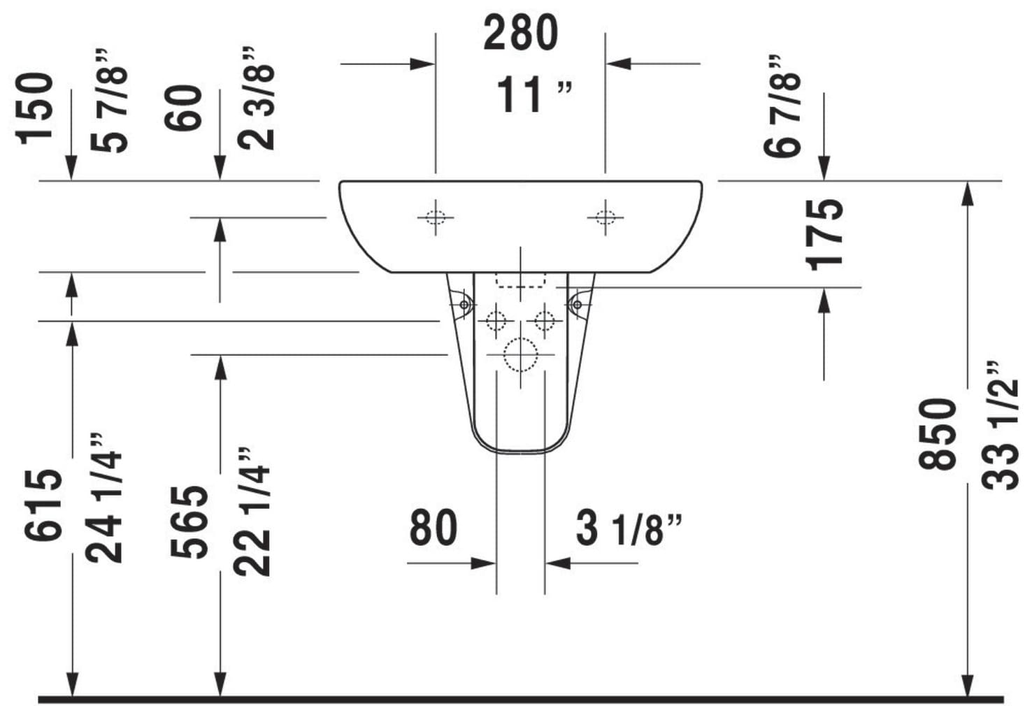 Duravit 23106000002 Bath-Sink - View #12