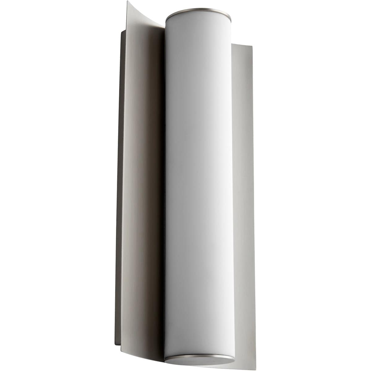 Oxygen Lighting  3-5020-24 Wave LED 6 inch Satin Nickel Sconce Wall Light