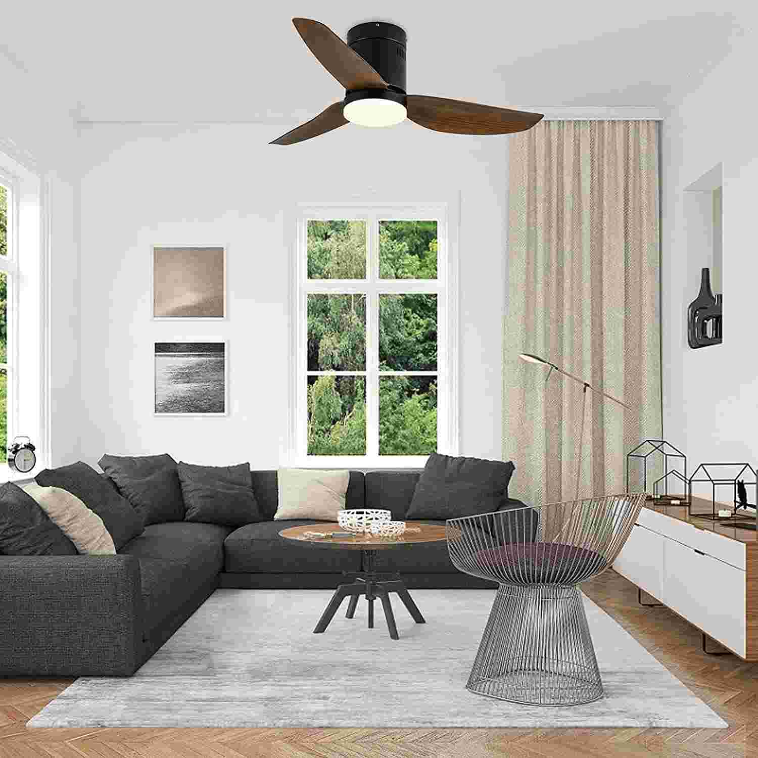 Flynama W1134-40BROWN Ceiling-Fans - View #3