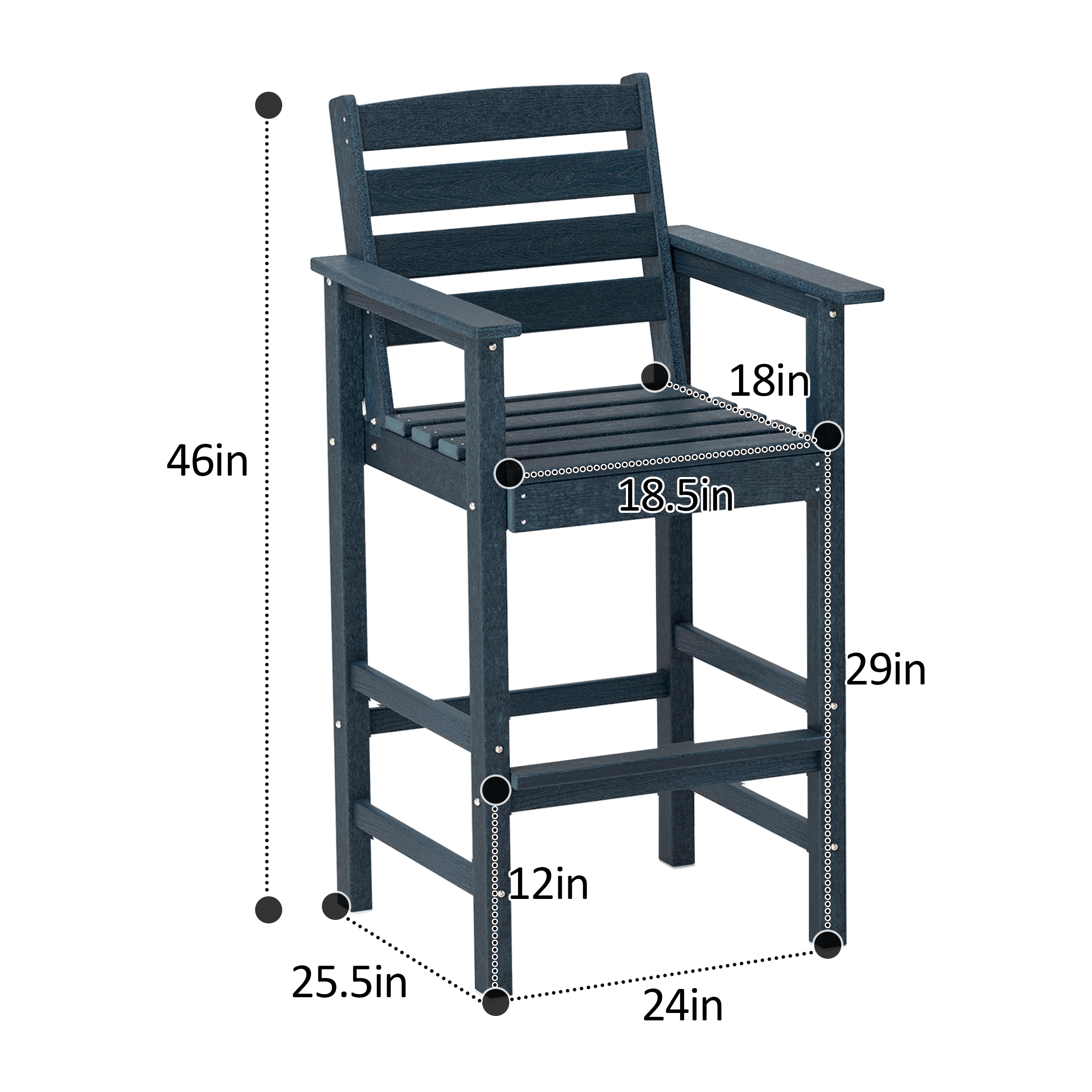 LIVIZA TDS12059NY Patio-Chairs - View #5