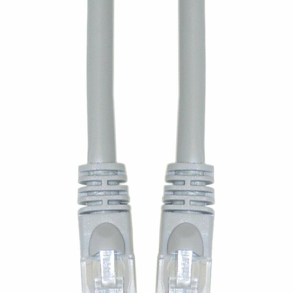  ZX9CDLW4125 Cat5e Gray Ethernet Crossover Cable, Snagless and Molded Boot- 5 ft.