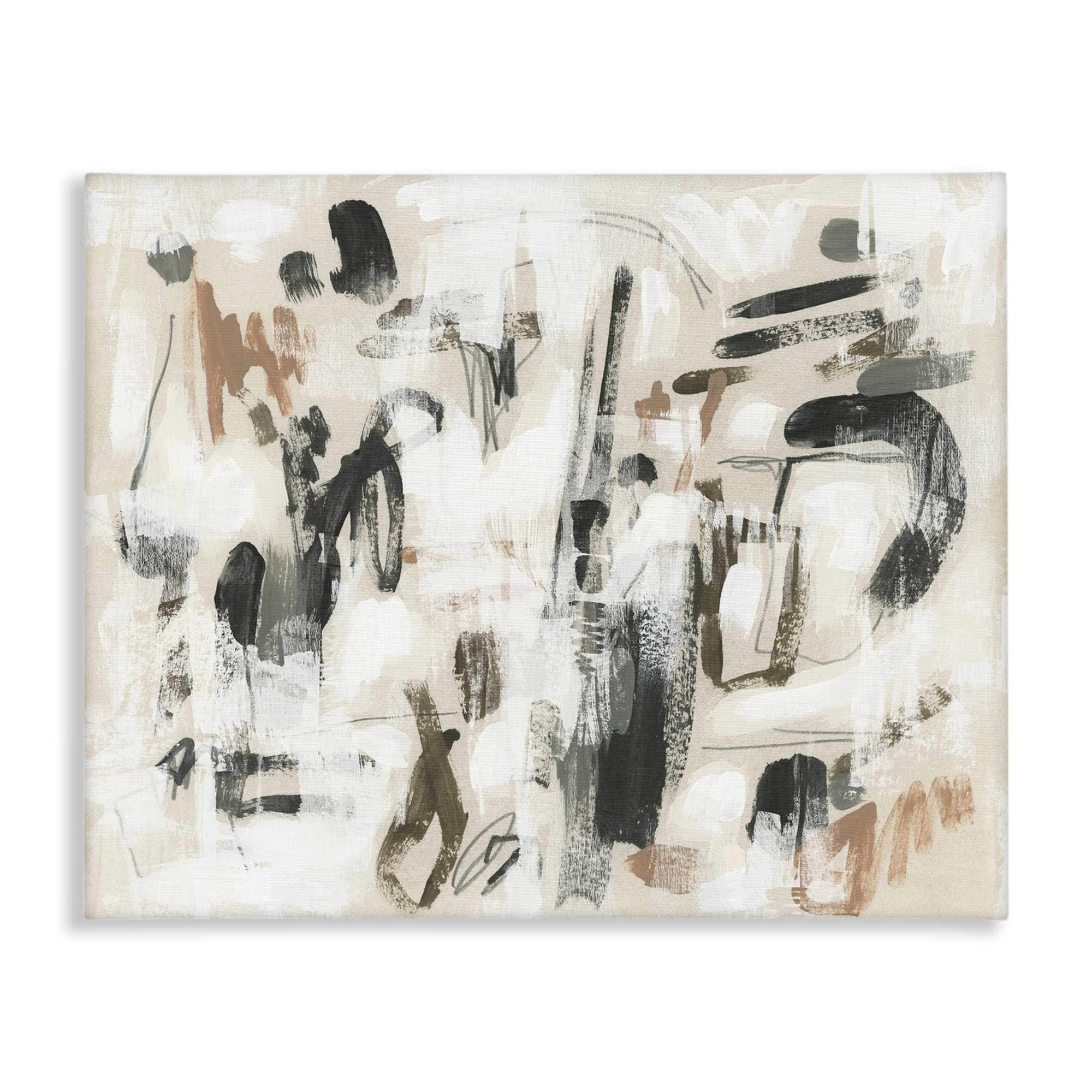 Stupell Industries BS-354-CN-24X30 Chaotic Earthy Strokes Canvas Wall Art By June Erica Vess 30 x 24