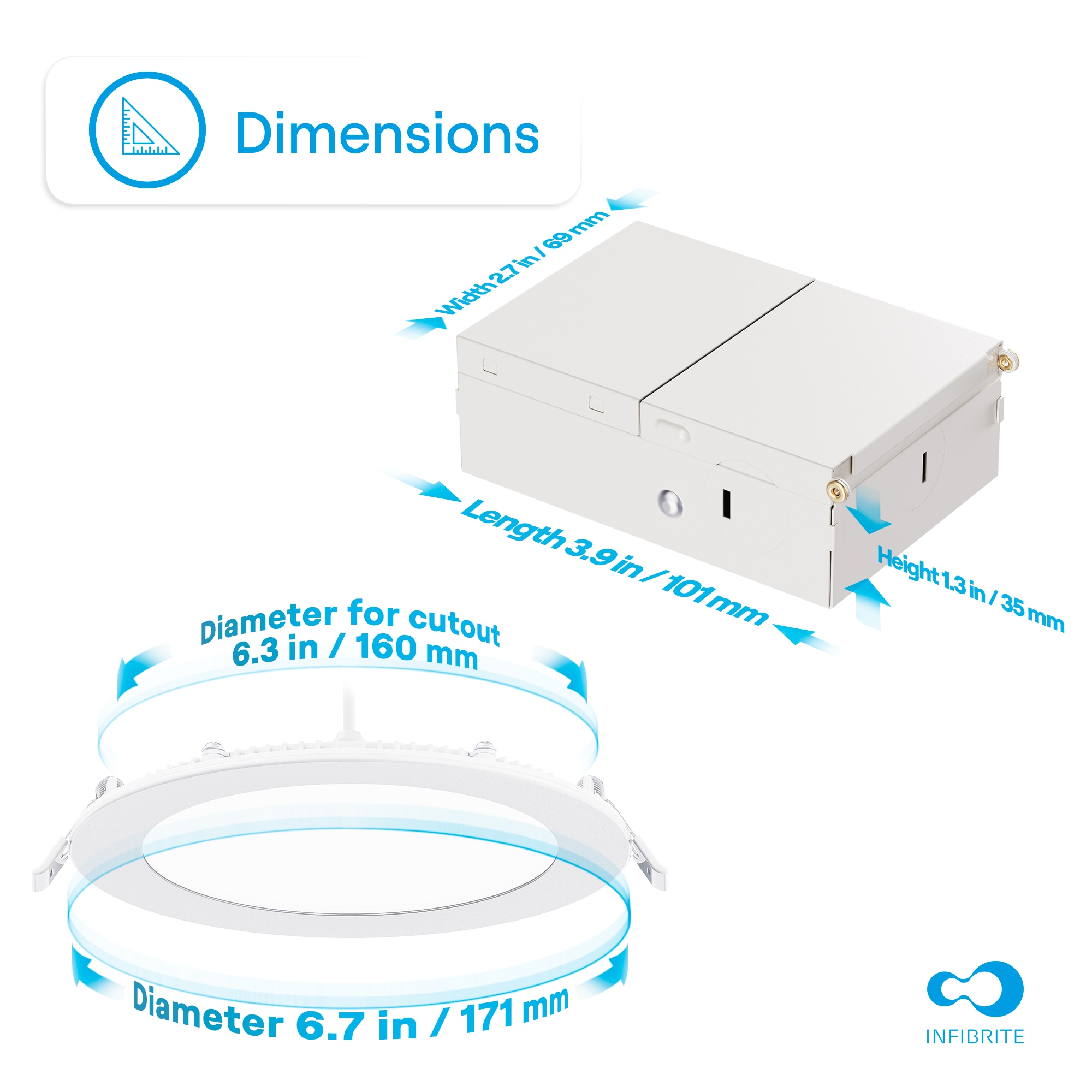 Infibrite IB-002-4-12W-HL Led-Retrofit-Downlight - View #8