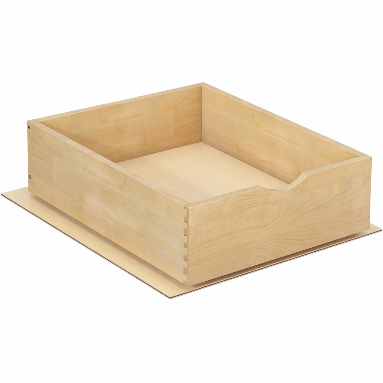 UUDULY  Soft Close Pull Out Drawer for Kitchen Cabinets 17 Inch Wide 21 Inch Deep Birchwood Slide Out Shelf Organizer Easy Install Smooth Glide