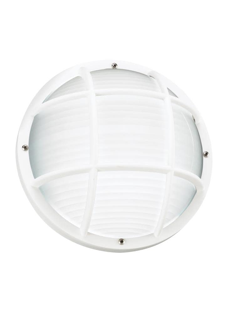 Generation Lighting 89807EN3-15 Bayside 1 -Light 5-in H Satin White Hardwired Outdoor Wall Light
