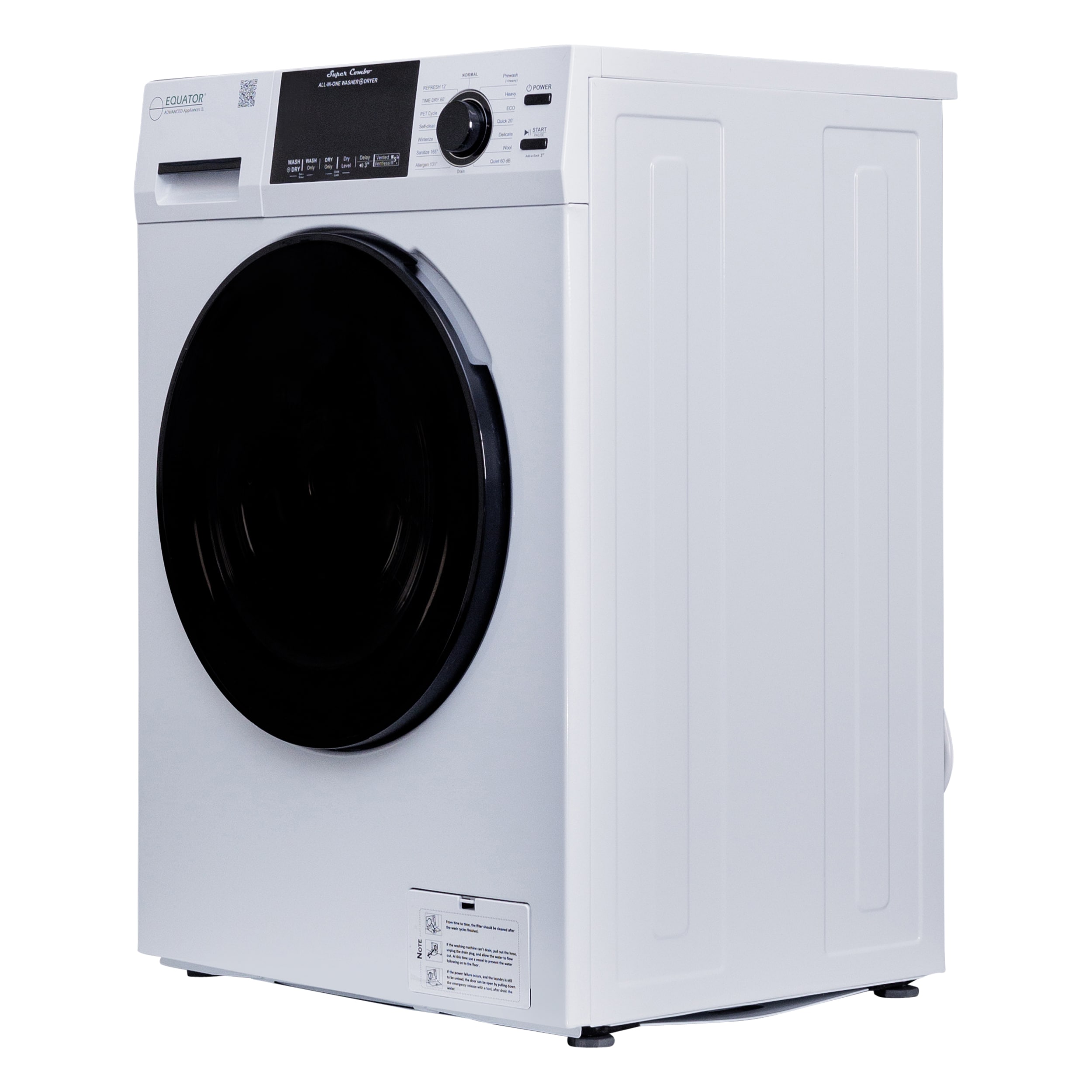White ADA Compliant All-In-One Washer Dryers at
