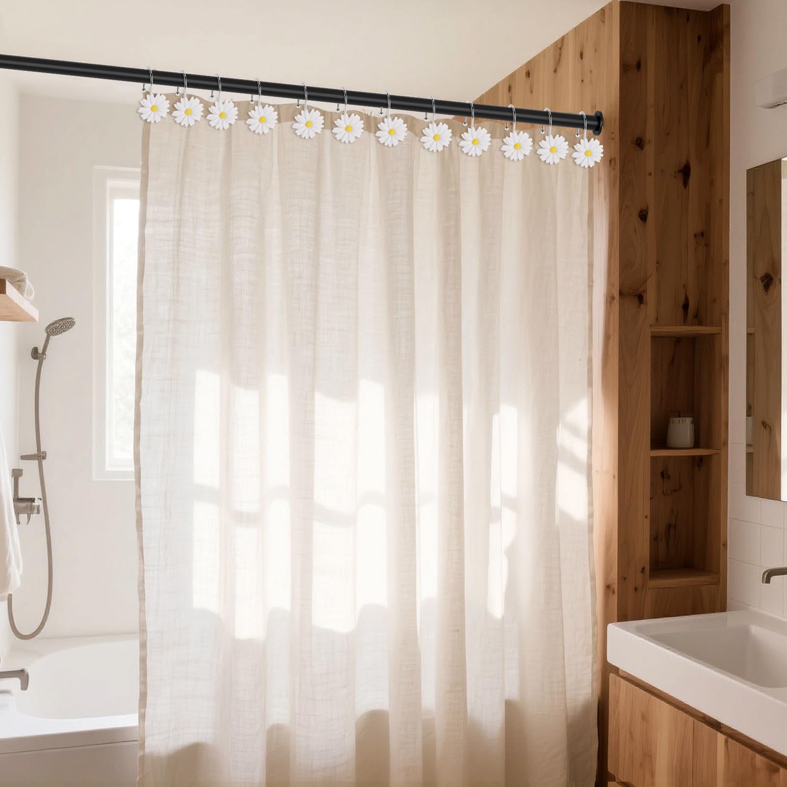 Aoibox LABCYV3R Shower-Rings-Hooks - View #5