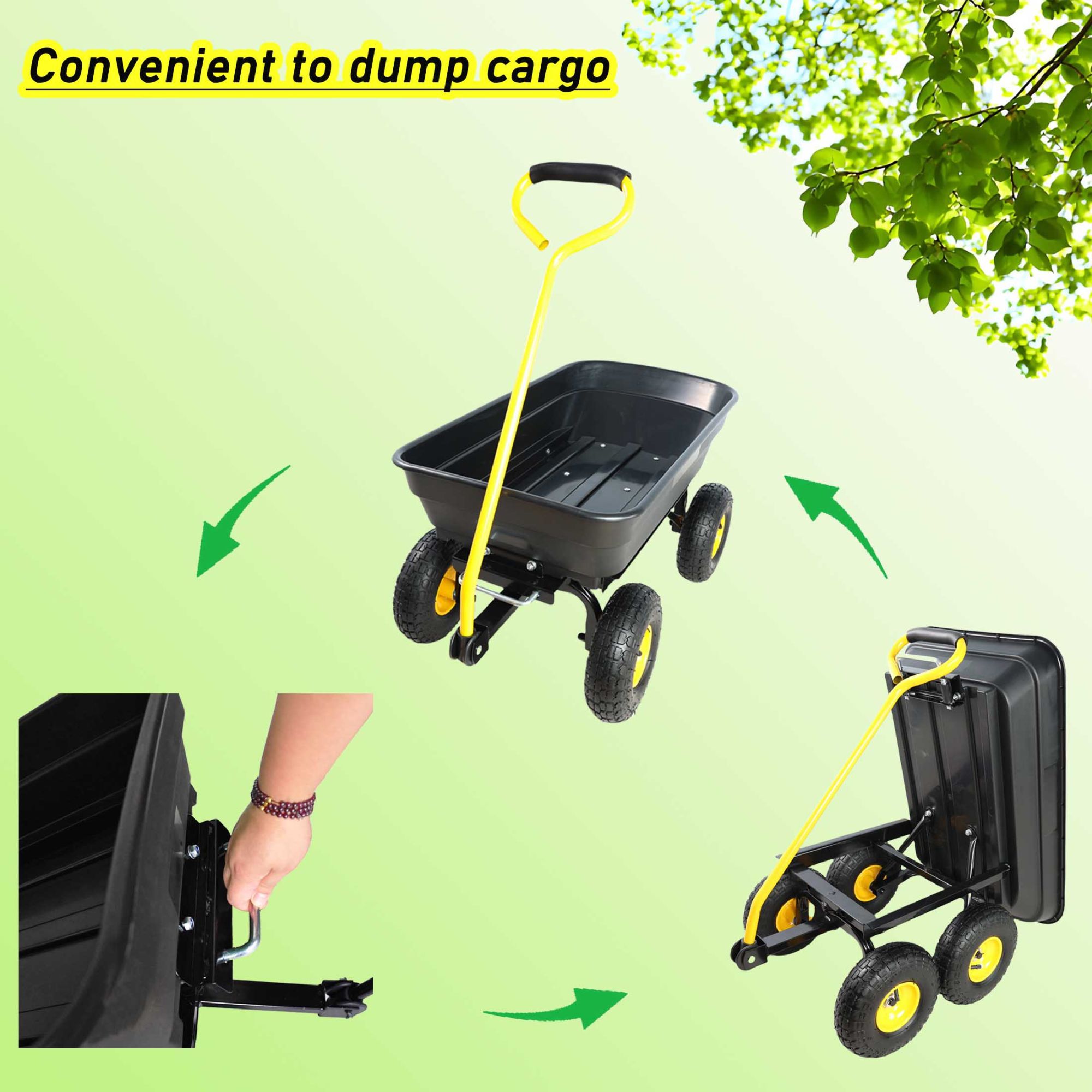 Afoxsos LAF0421RG10 Yard-Carts - View #10