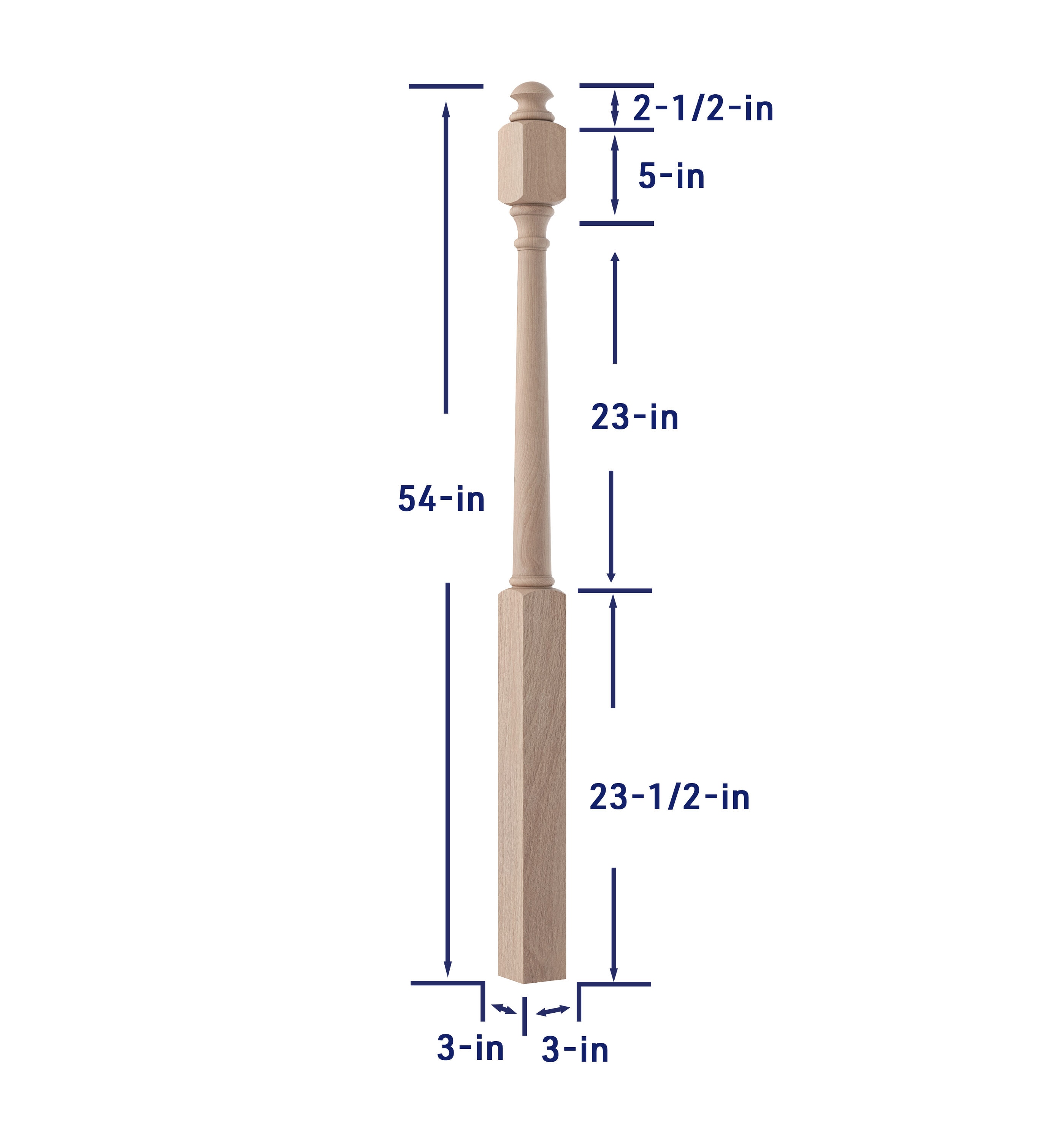 Crown Heritage 4434042 Interior-Stairpart-Newel-Posts - View #4