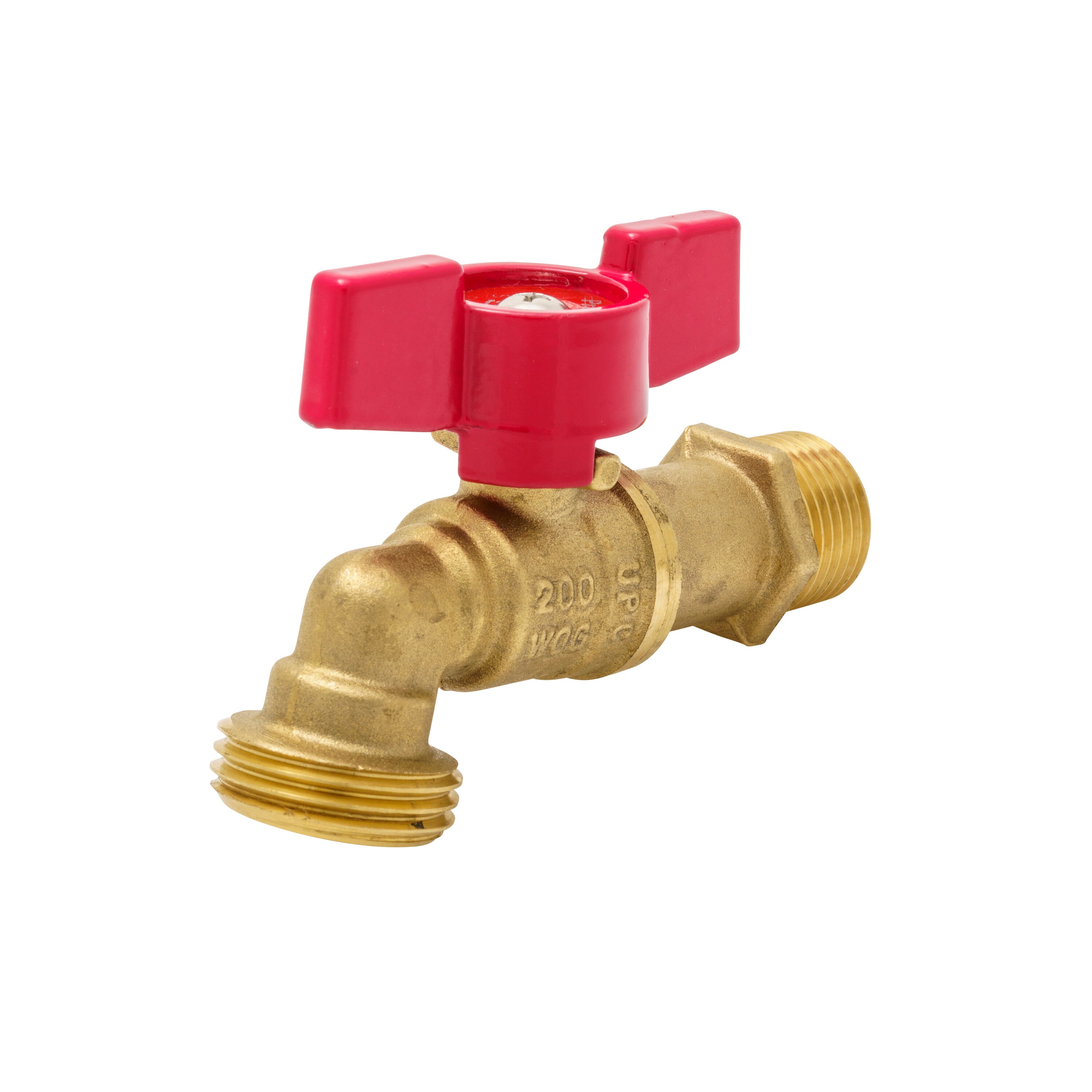 Proline Series 103-023 1/2-in Brass MIP x MHT Garden valve