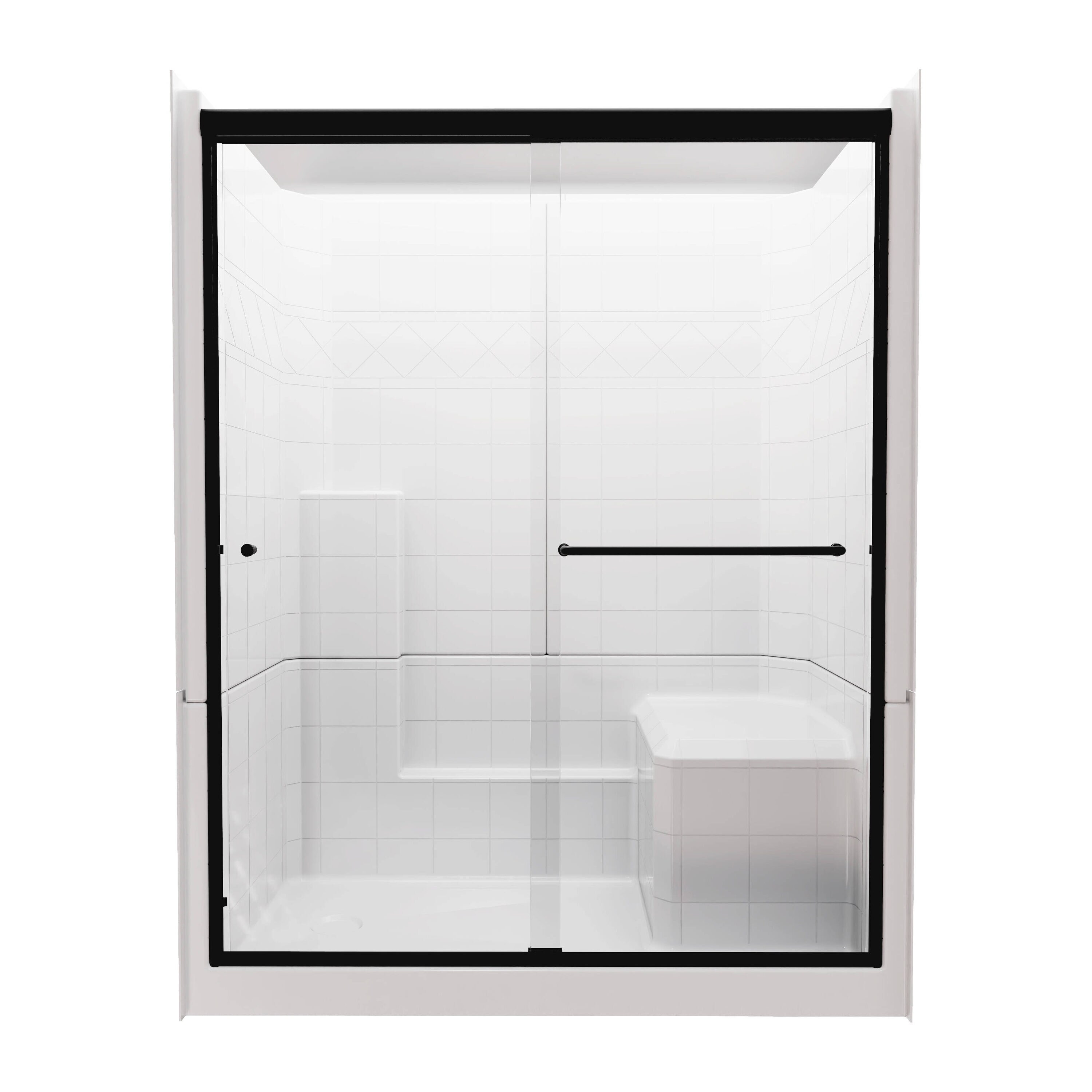 Laurel Mountain LM6032SH1S3PRWM1 Alcove-Shower-Kit - View #2