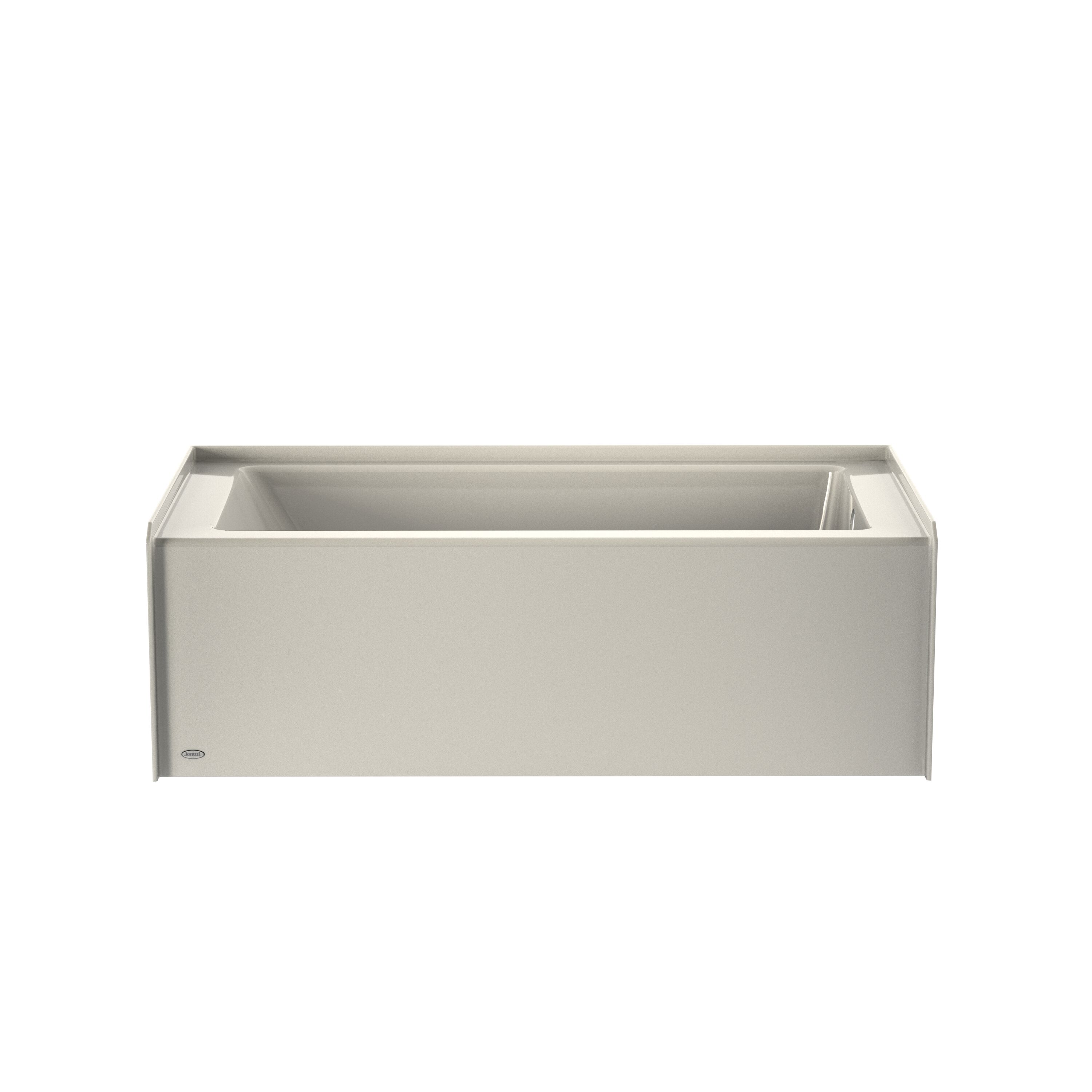 Jacuzzi QF11969 32 x 60 Oyster Acrylic Rectangular Alcove Soaking bathtub ( Right Drain )