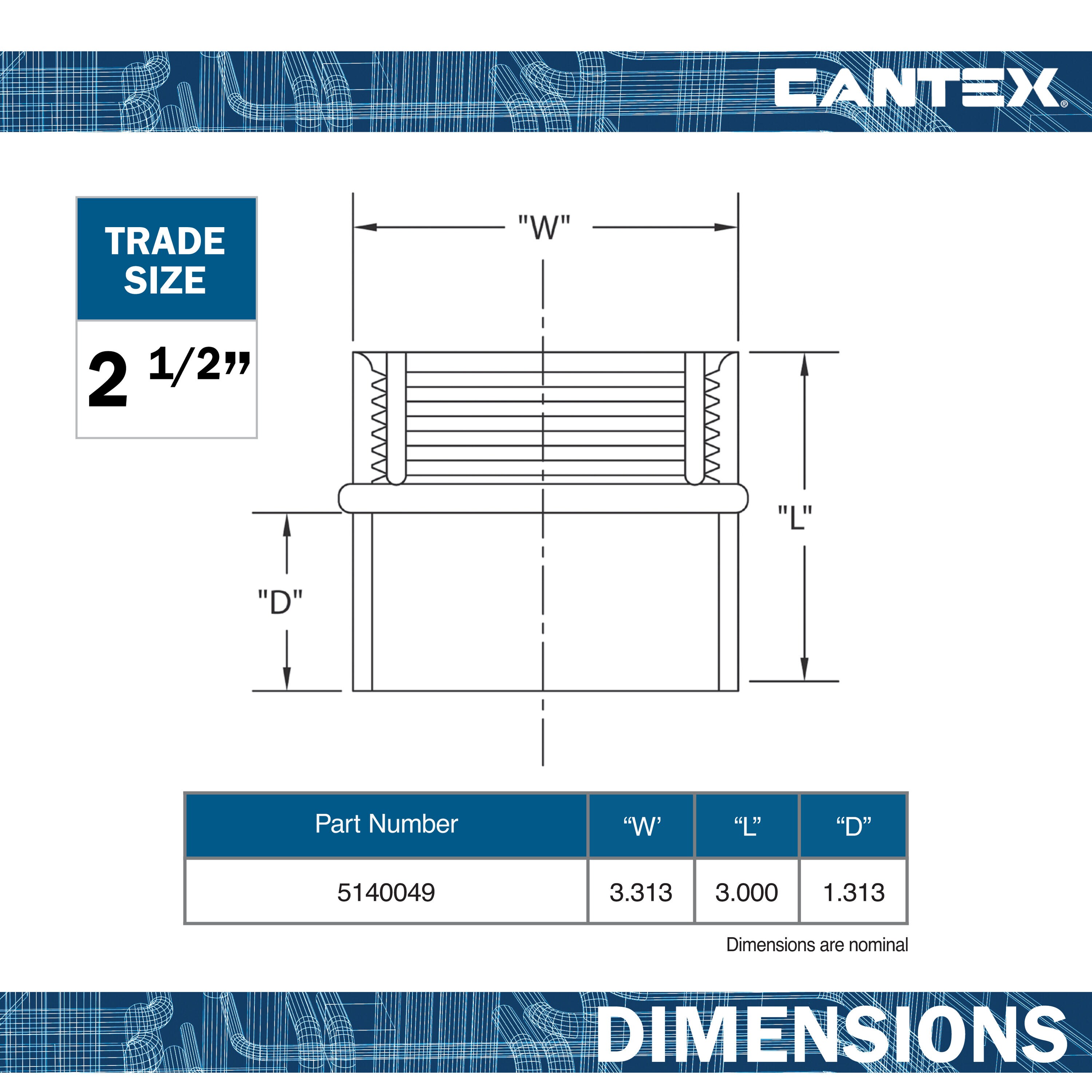 CANTEX L5140049 Conduit-Fittings - View #6